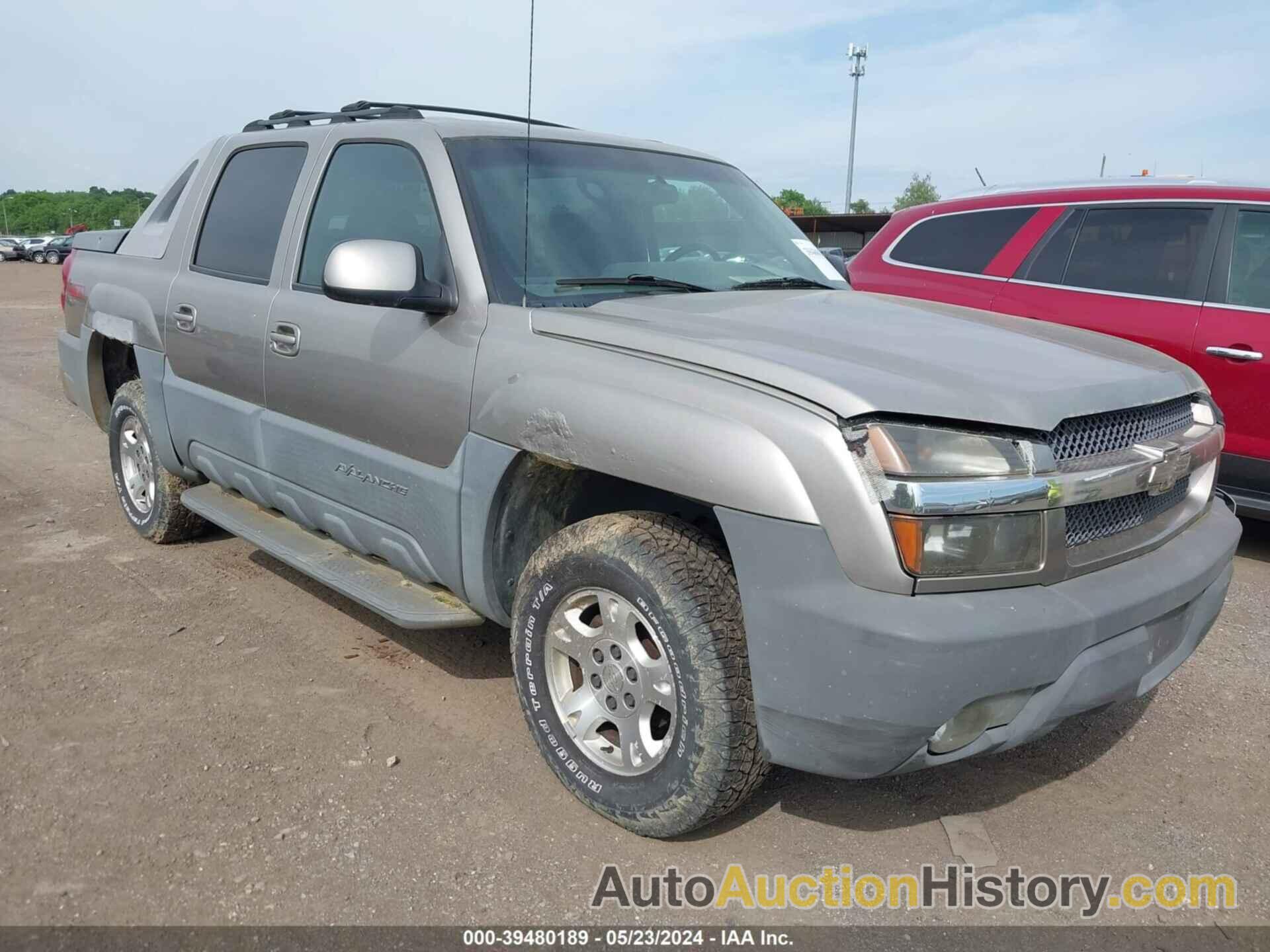 CHEVROLET AVALANCHE K1500, 3GNEK13T92G177521