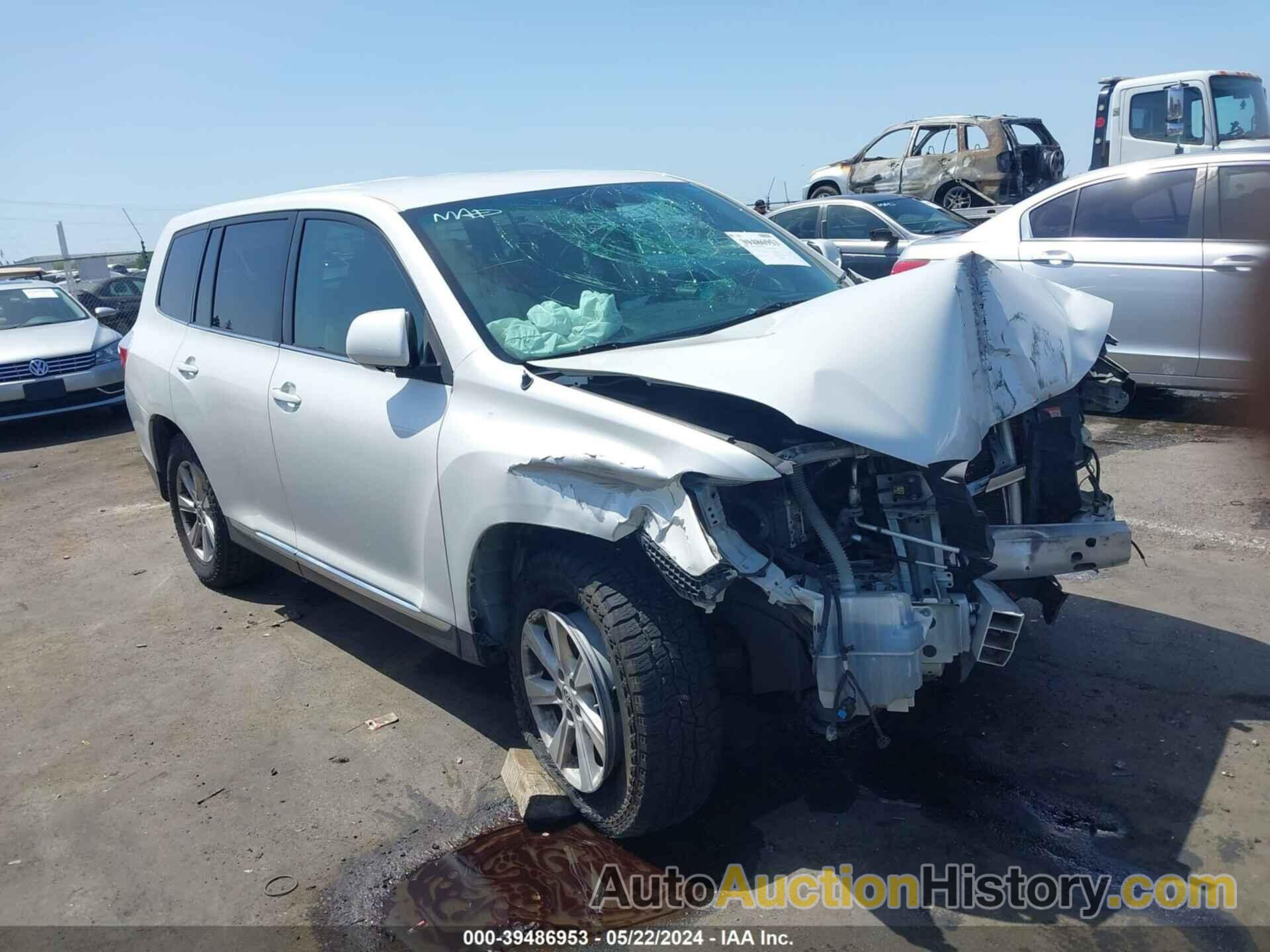 TOYOTA HIGHLANDER, 5TDZA3EH6BS013243