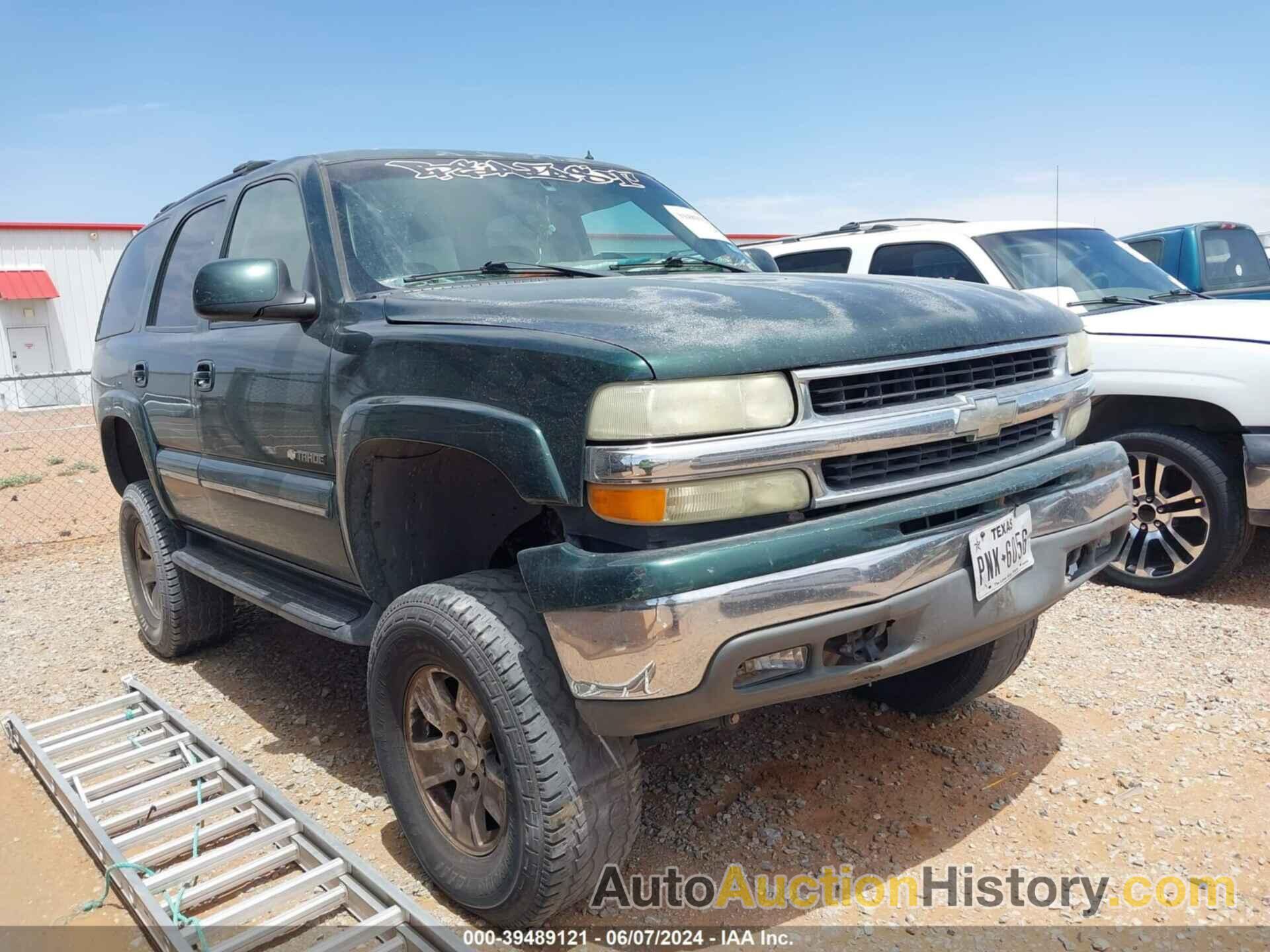 CHEVROLET TAHOE LT, 1GNEK13T22J265549