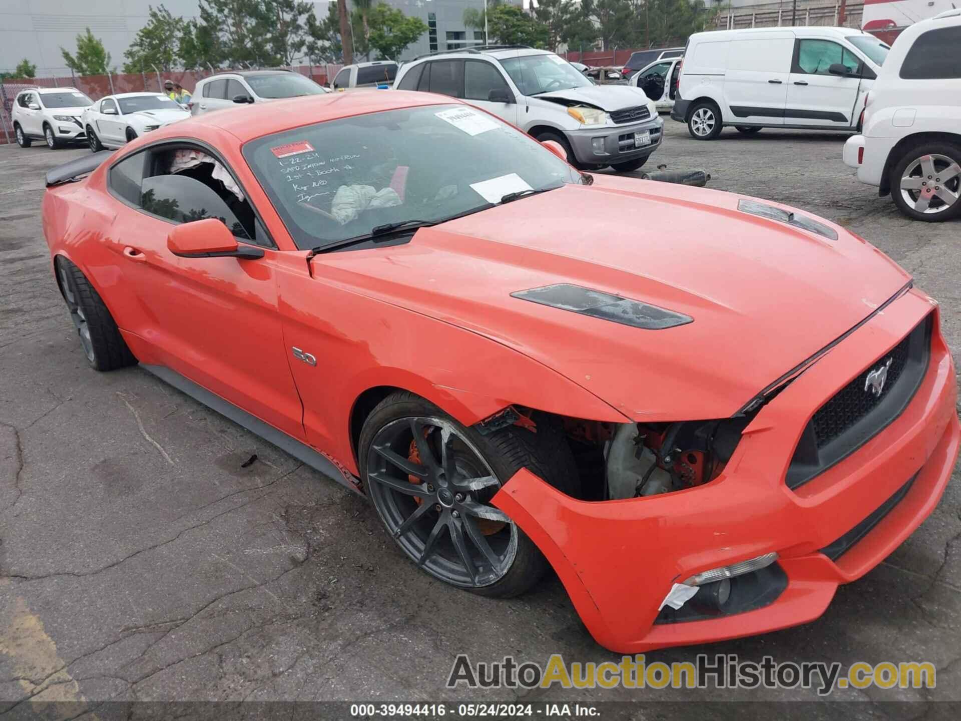 FORD MUSTANG GT, 1FA6P8CF9F5334615