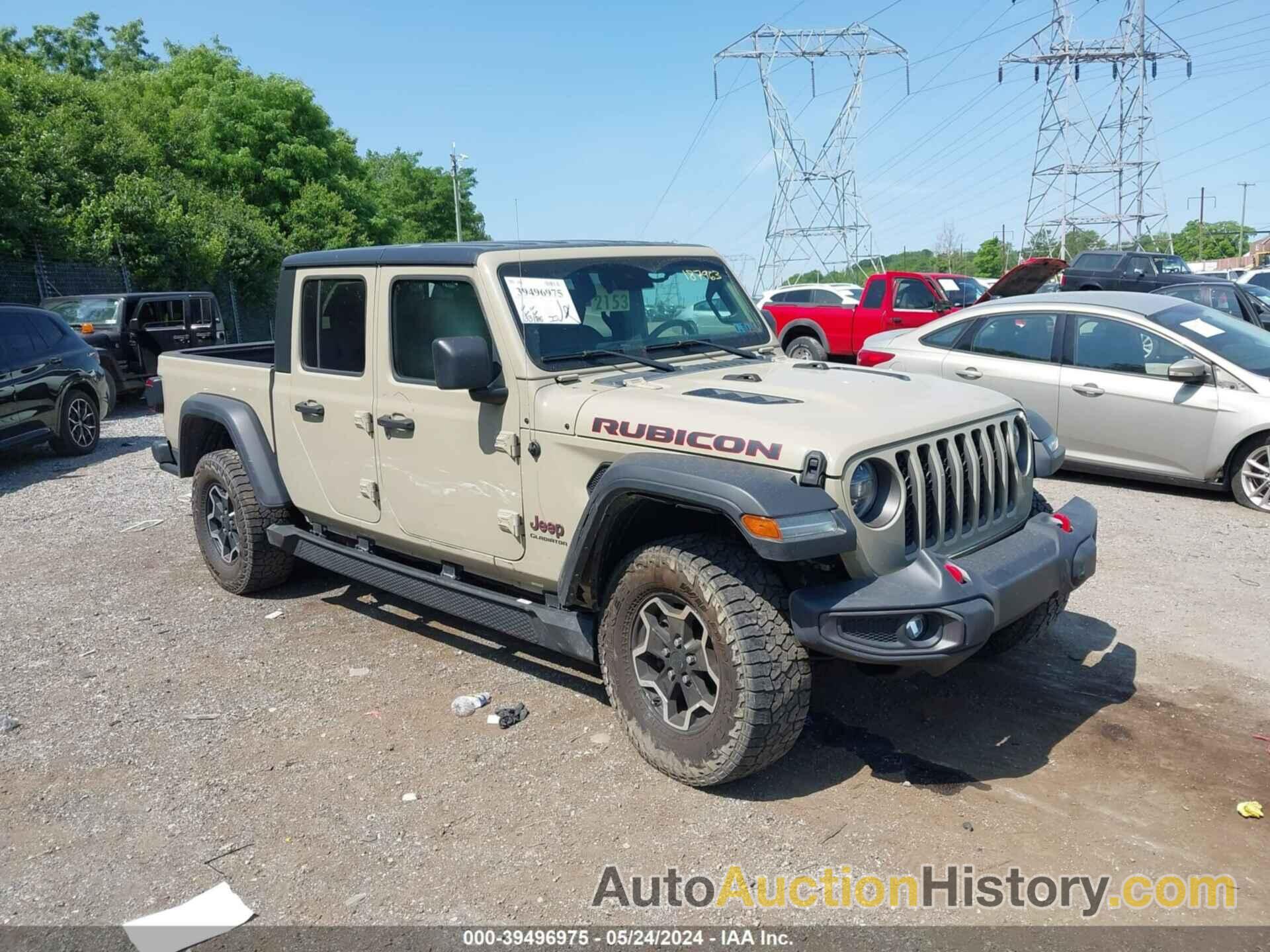 JEEP GLADIATOR RUBICON 4X4, 1C6JJTBG6LL187963