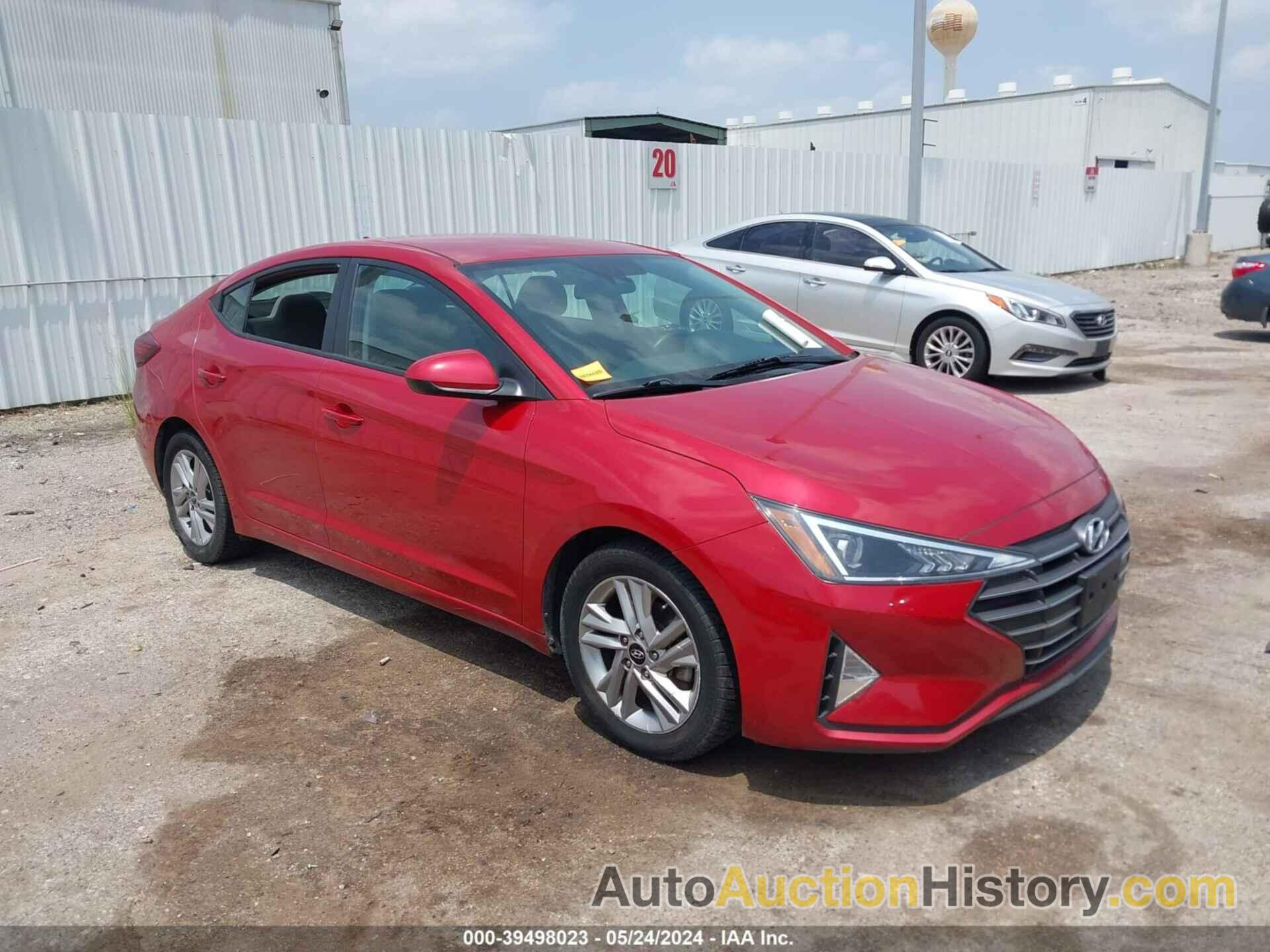 HYUNDAI ELANTRA SEL, 5NPD84LF2LH534609