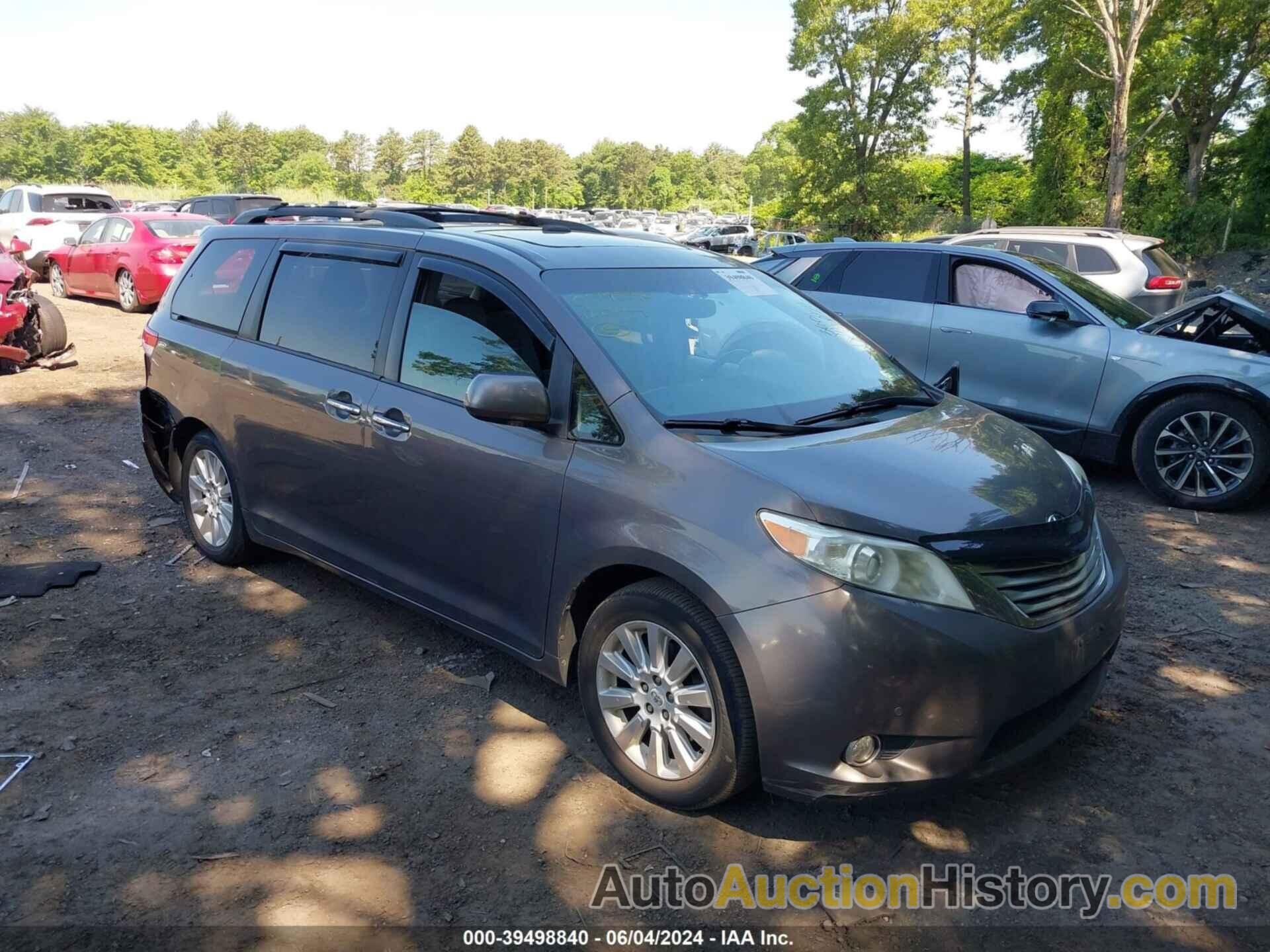 TOYOTA SIENNA LIMITED 7 PASSENGER, 5TDDK3DC6CS037301