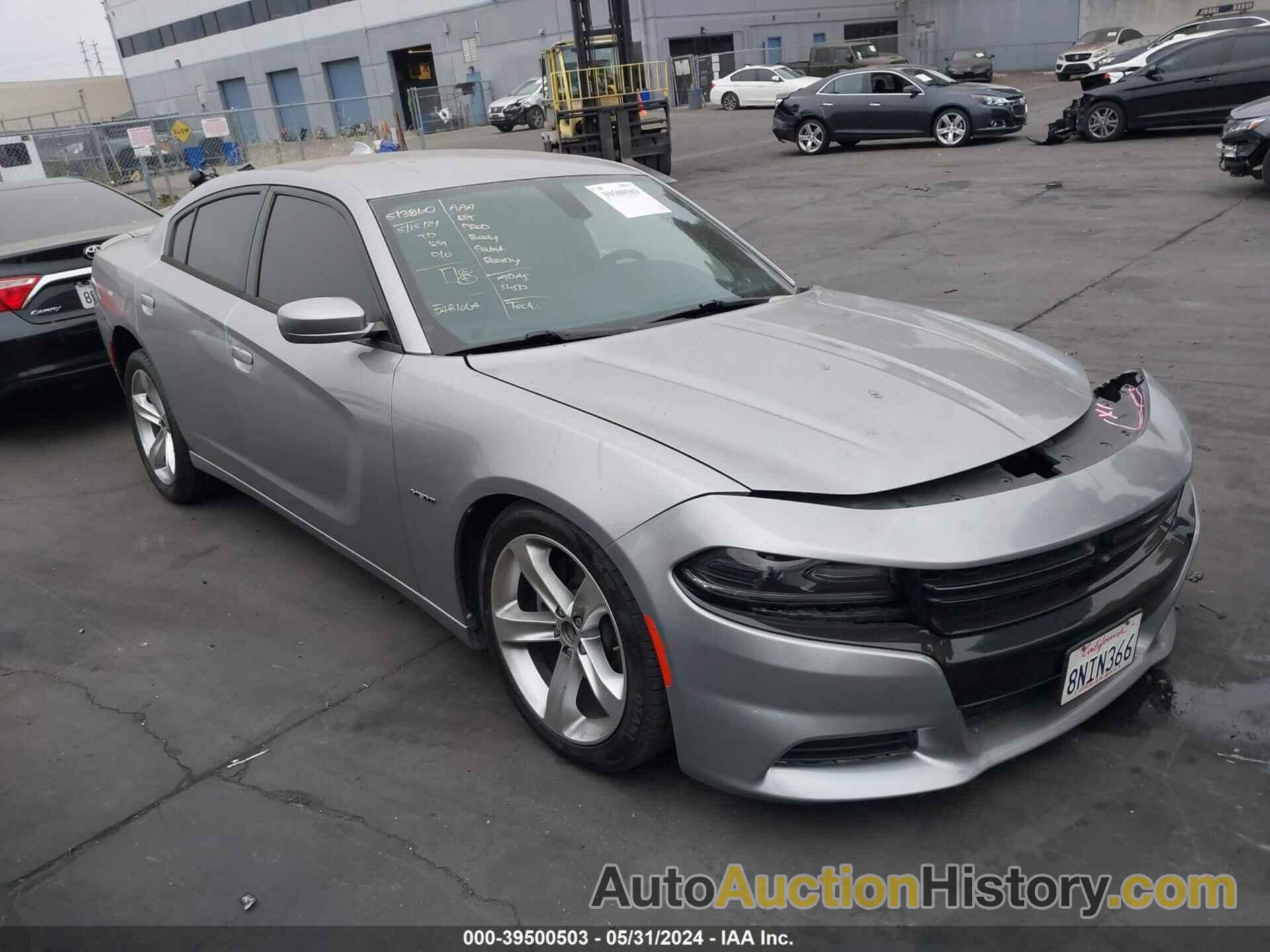 DODGE CHARGER R/T RWD, 2C3CDXCT2JH205921