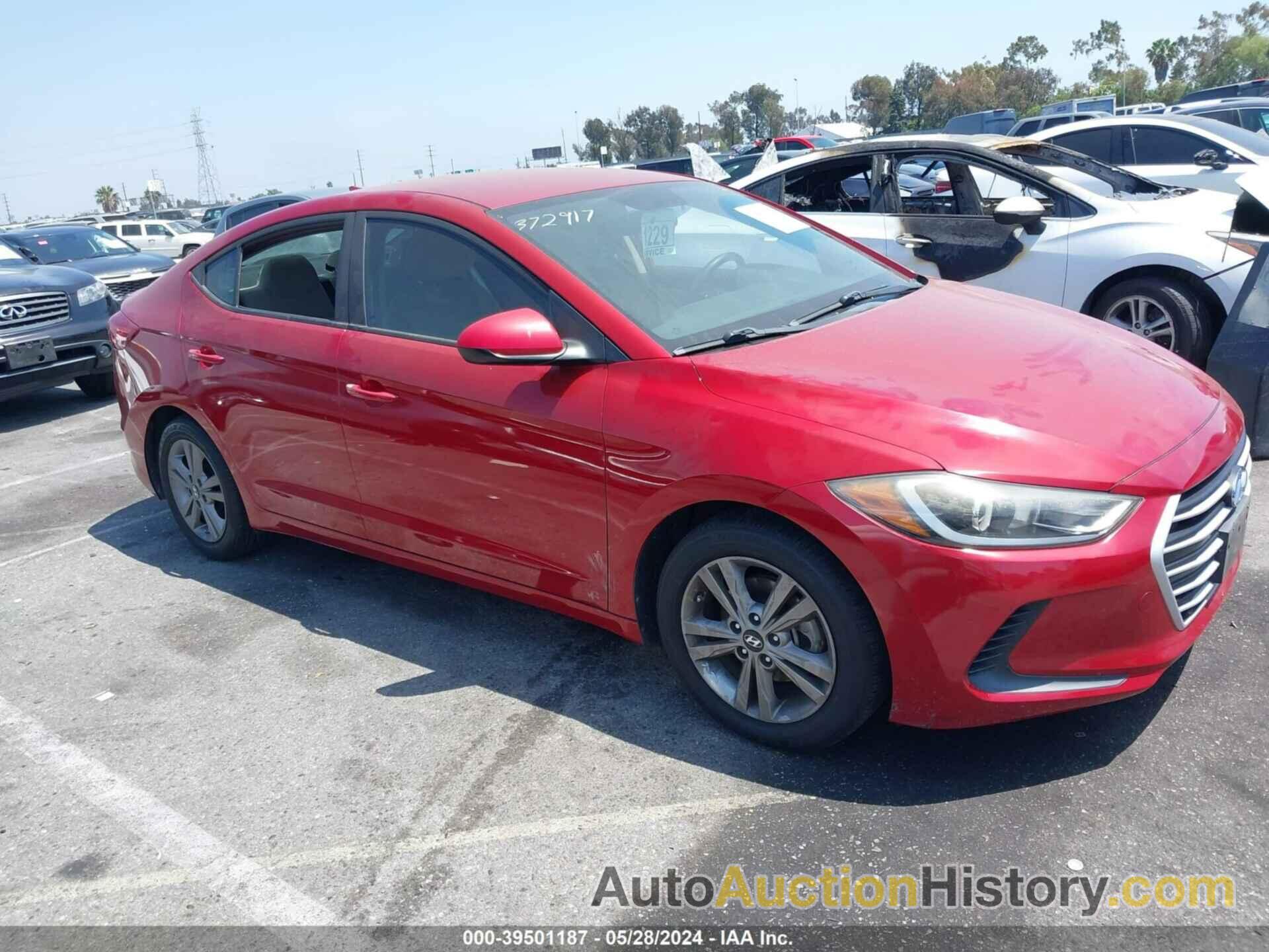 HYUNDAI ELANTRA SE/VALUE/LIMITED, KMHD84LF5HU192257