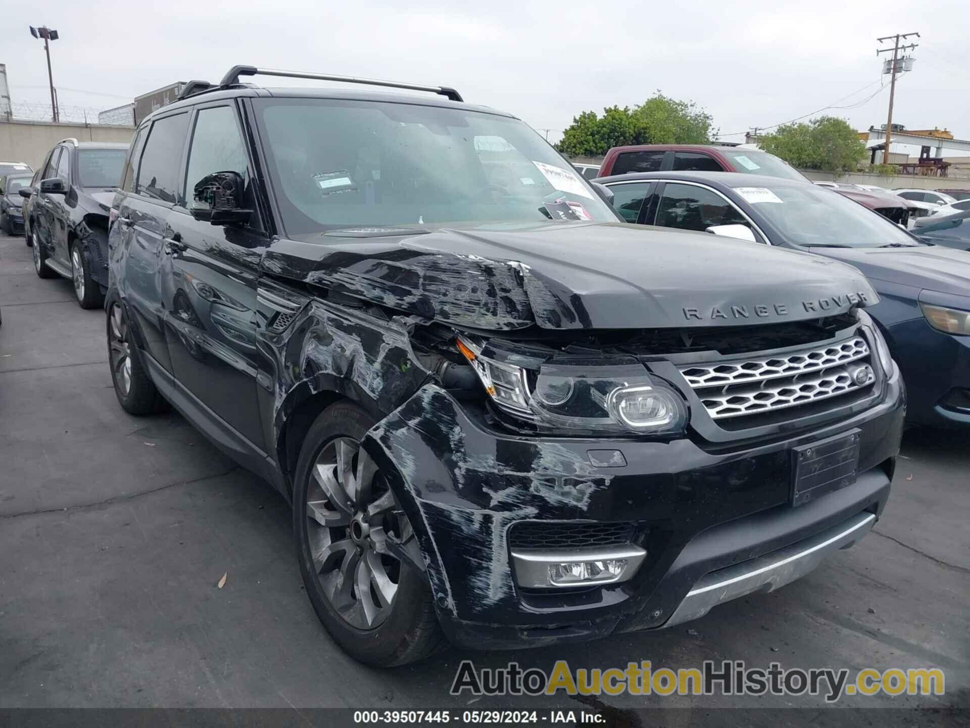 LAND ROVER RANGE ROVER SPORT 3.0L V6 SUPERCHARGED HSE, SALWR2WFXEA339267