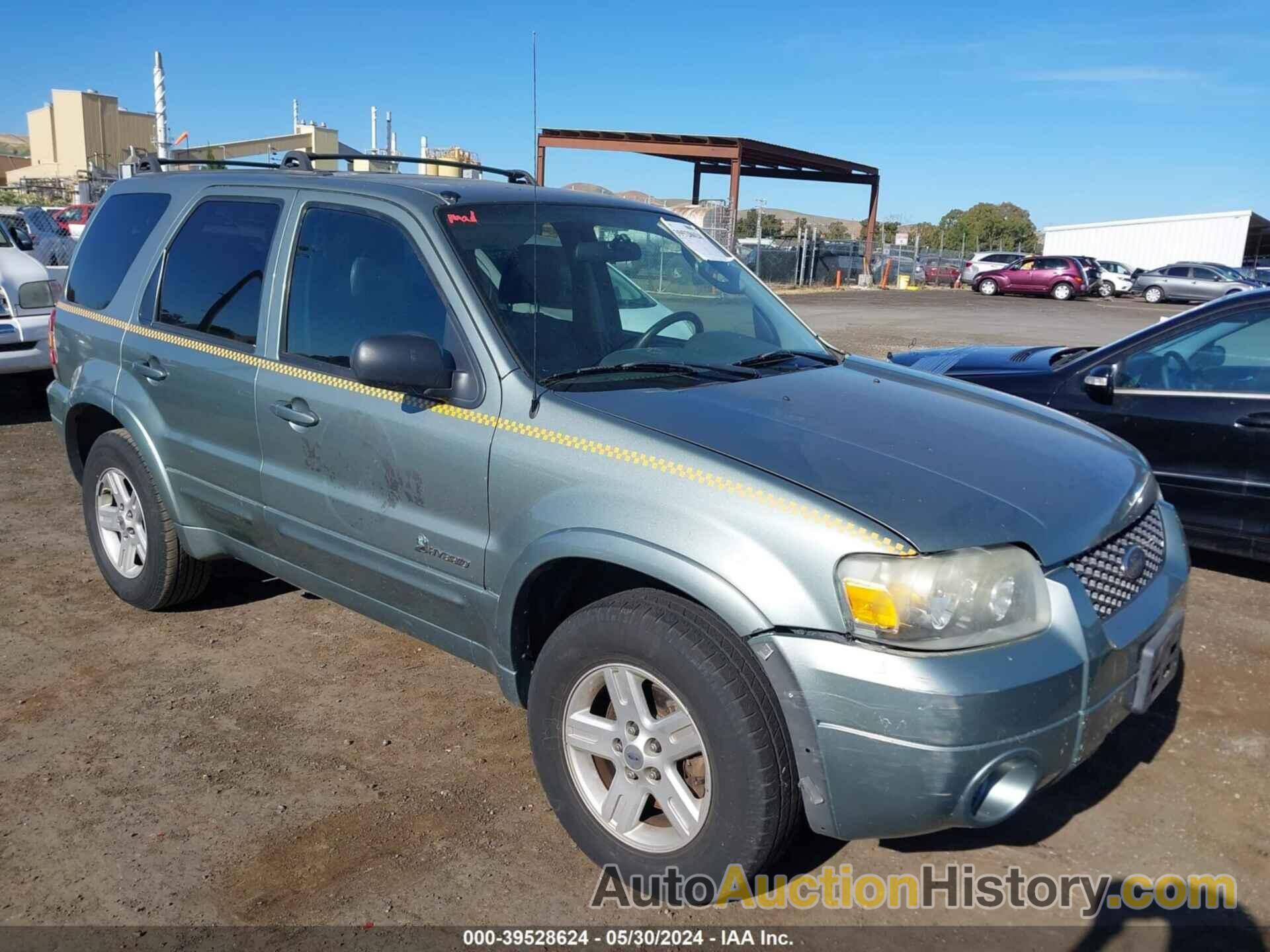 FORD ESCAPE HYBRID, 1FMCU96H96KB49292