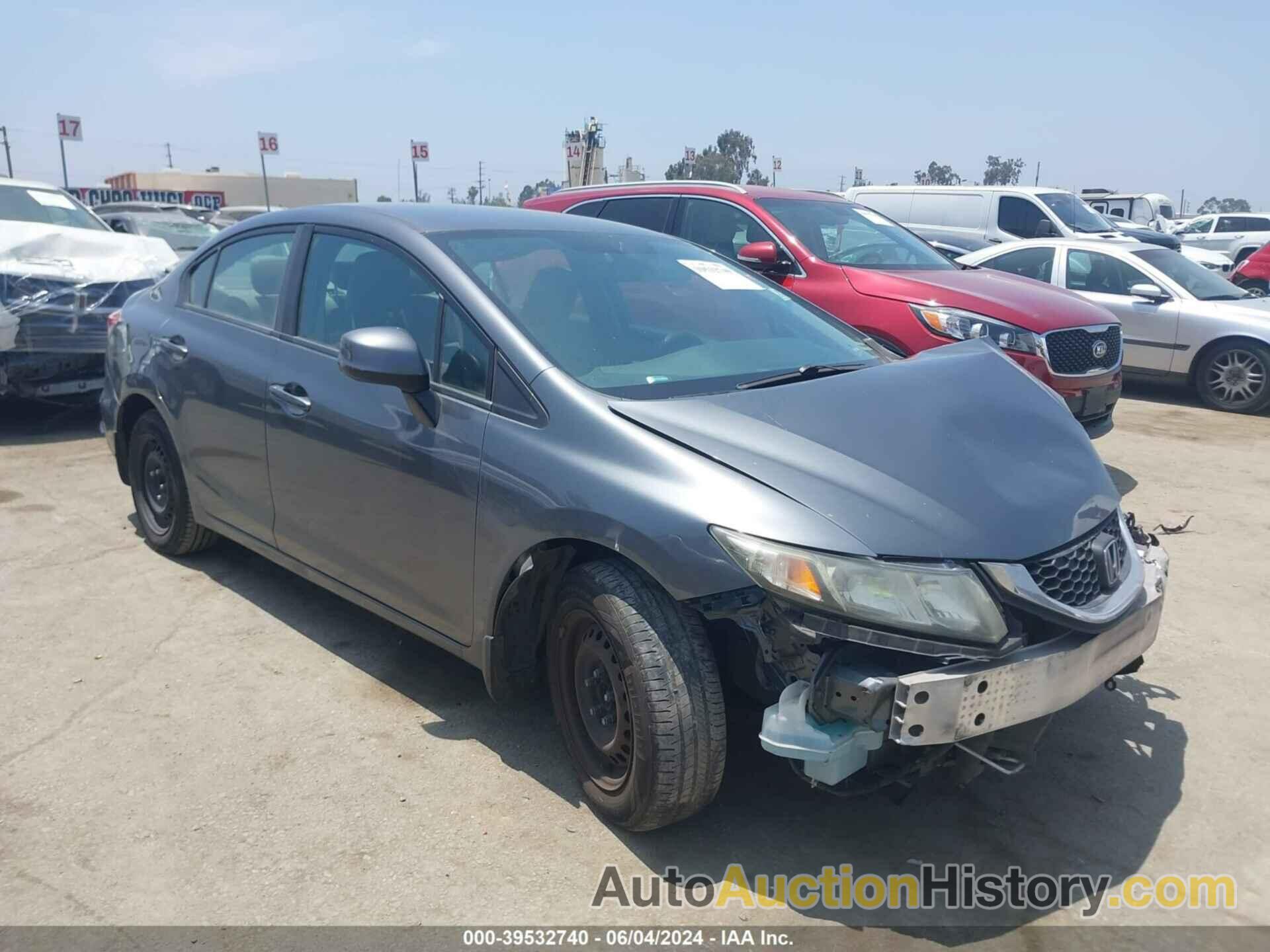 HONDA CIVIC LX, 19XFB2F51DE214608