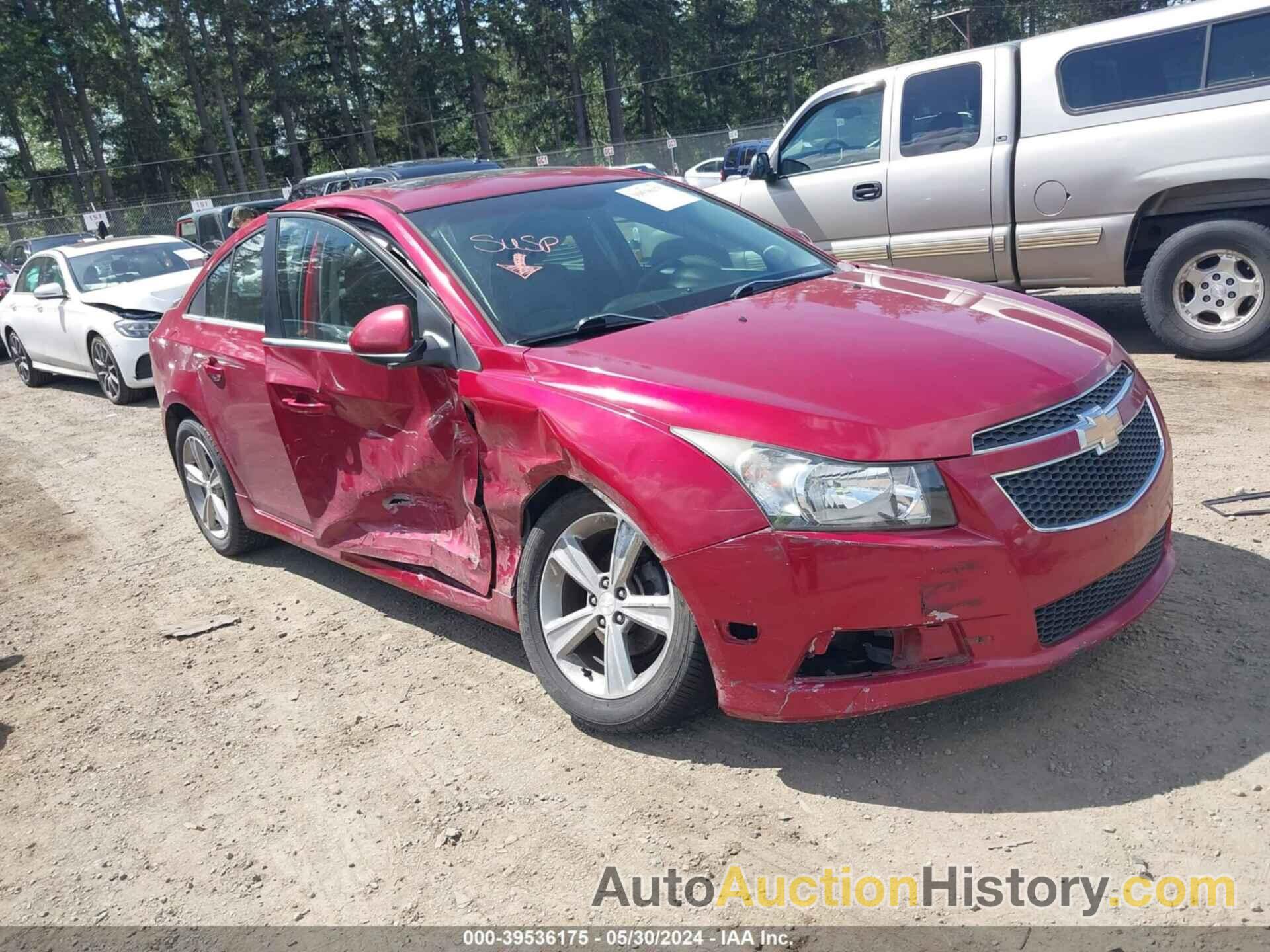 CHEVROLET CRUZE 2LT, 1G1PG5SC2C7294990