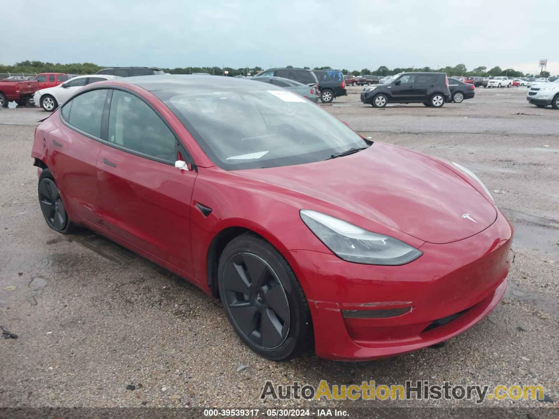 TESLA MODEL 3 REAR-WHEEL DRIVE, 5YJ3E1EAXPF434038