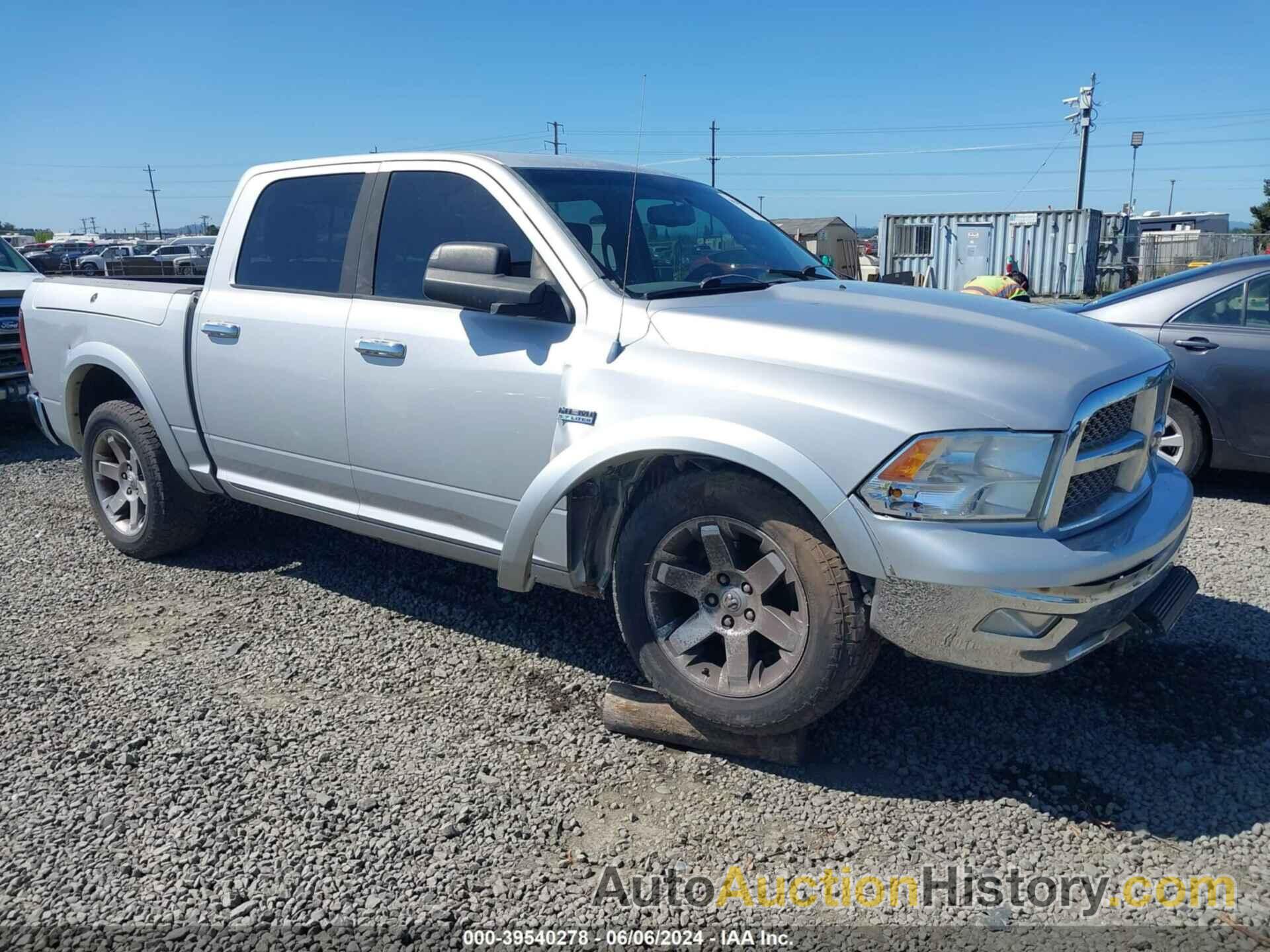 RAM 1500 LARAMIE, 1C6RD7NTXCS307778