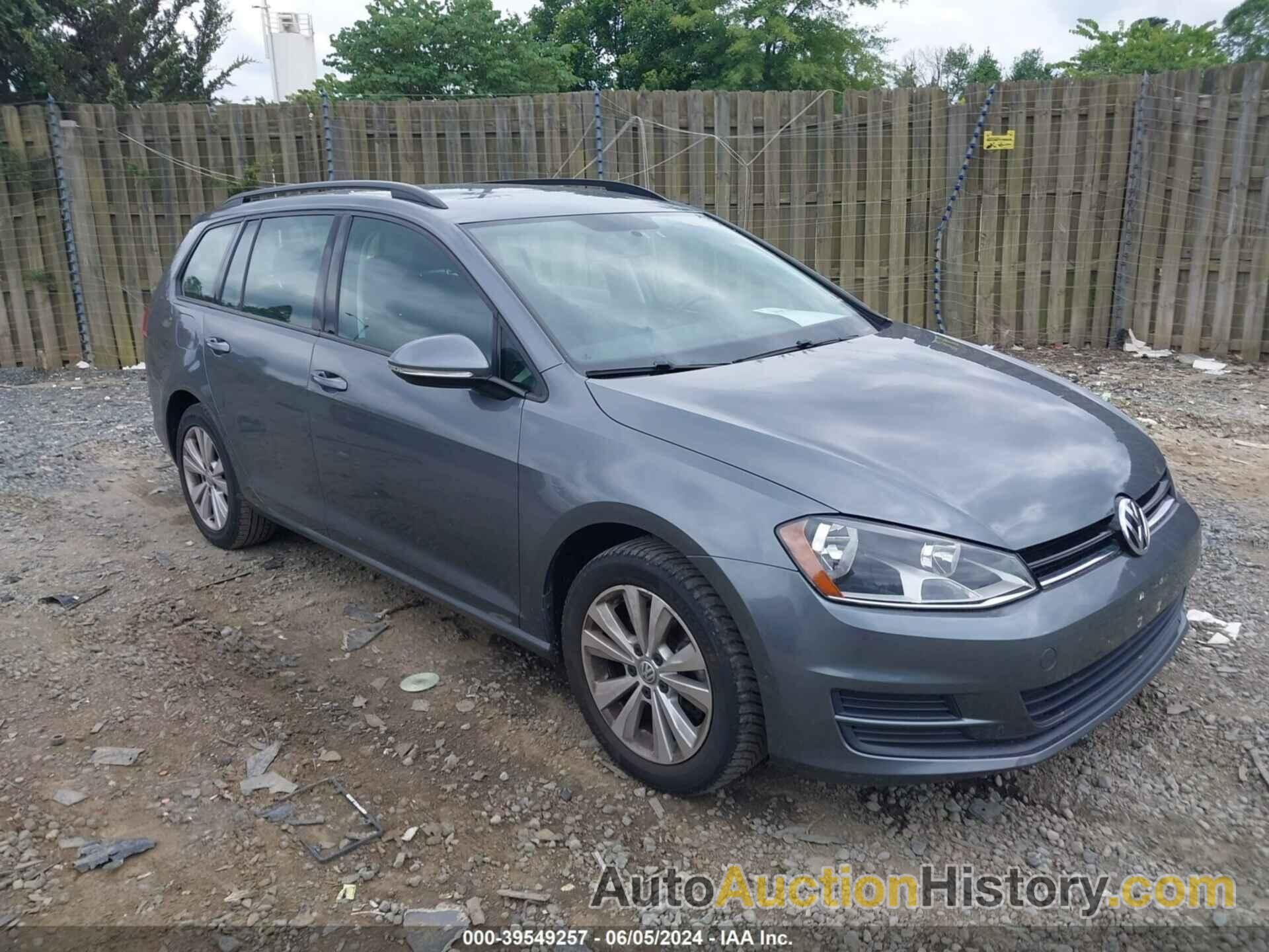 VOLKSWAGEN GOLF SPORTWAGEN TSI S, 3VWU17AU9HM533995