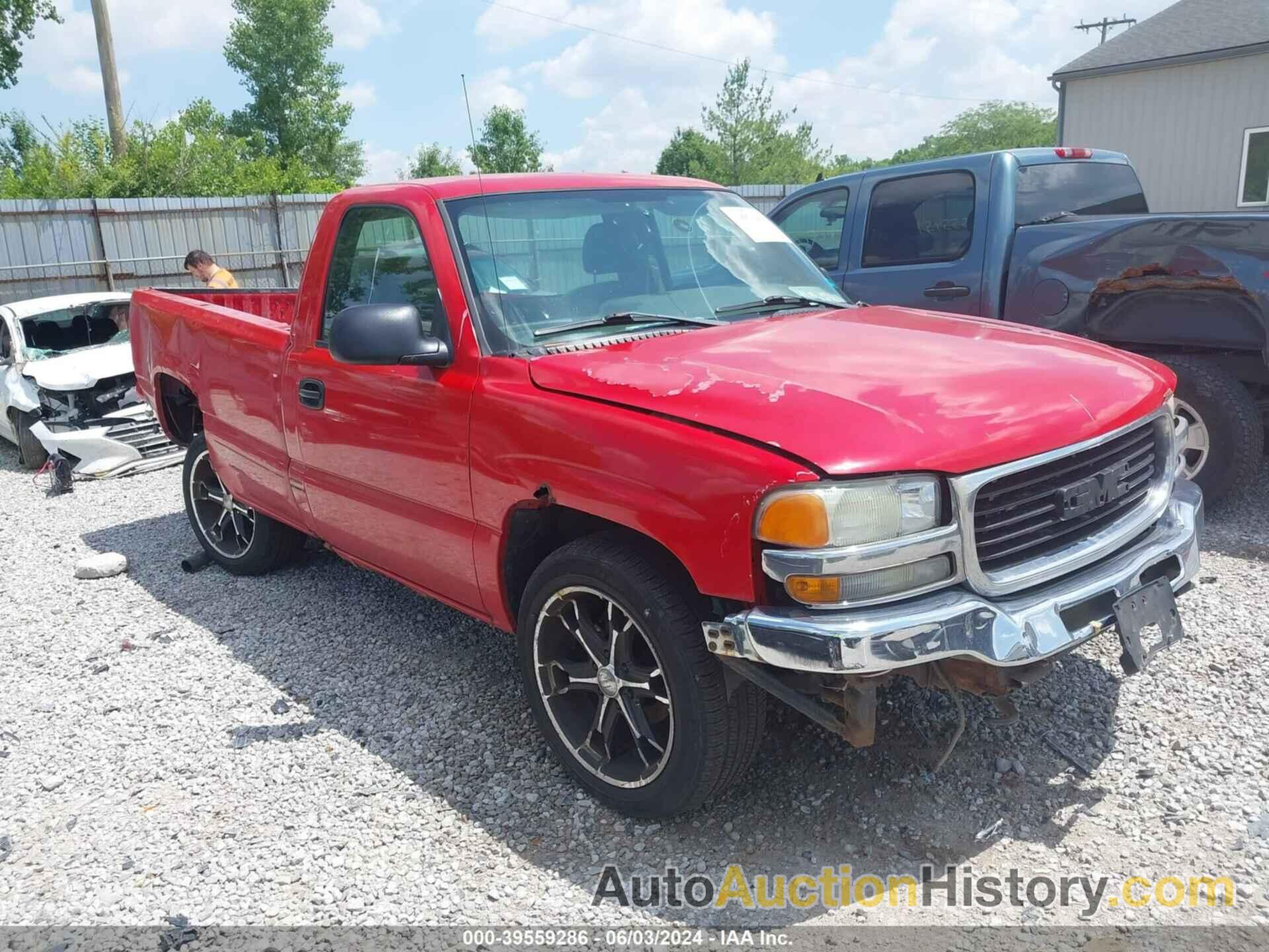 GMC SIERRA 1500 WORK TRUCK, 1GTEC14X84Z352352