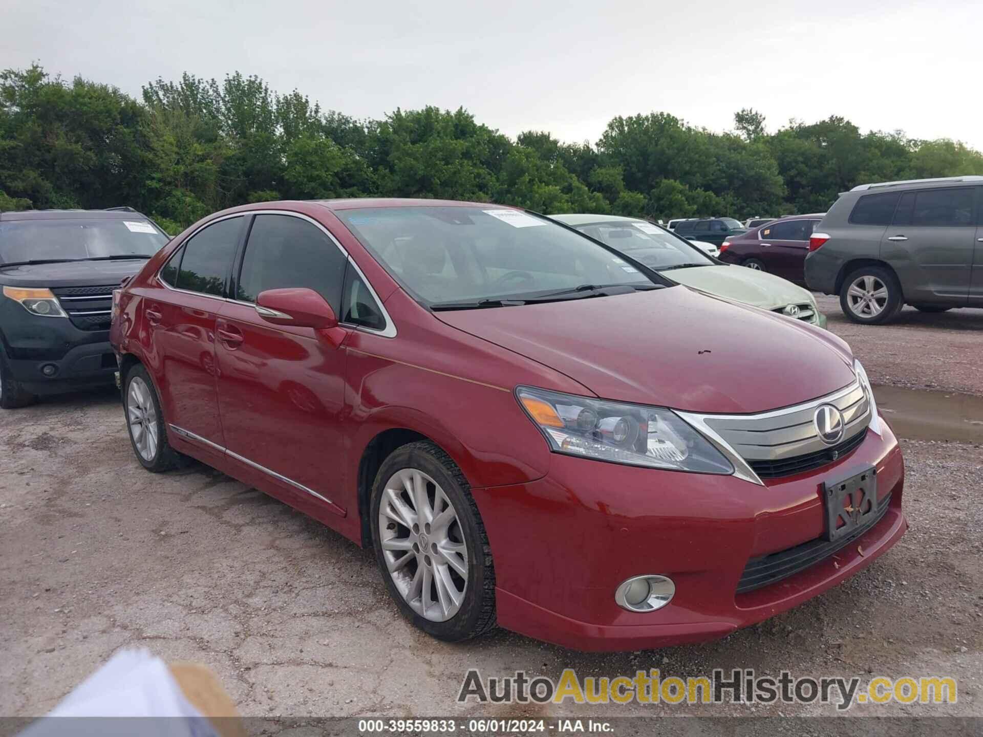 LEXUS HS 250H PREMIUM, JTHBB1BA8B2046986