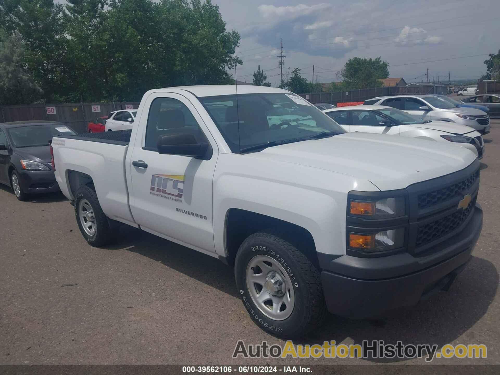 CHEVROLET SILVERADO 1500 WT, 1GCNCPEH9FZ346542