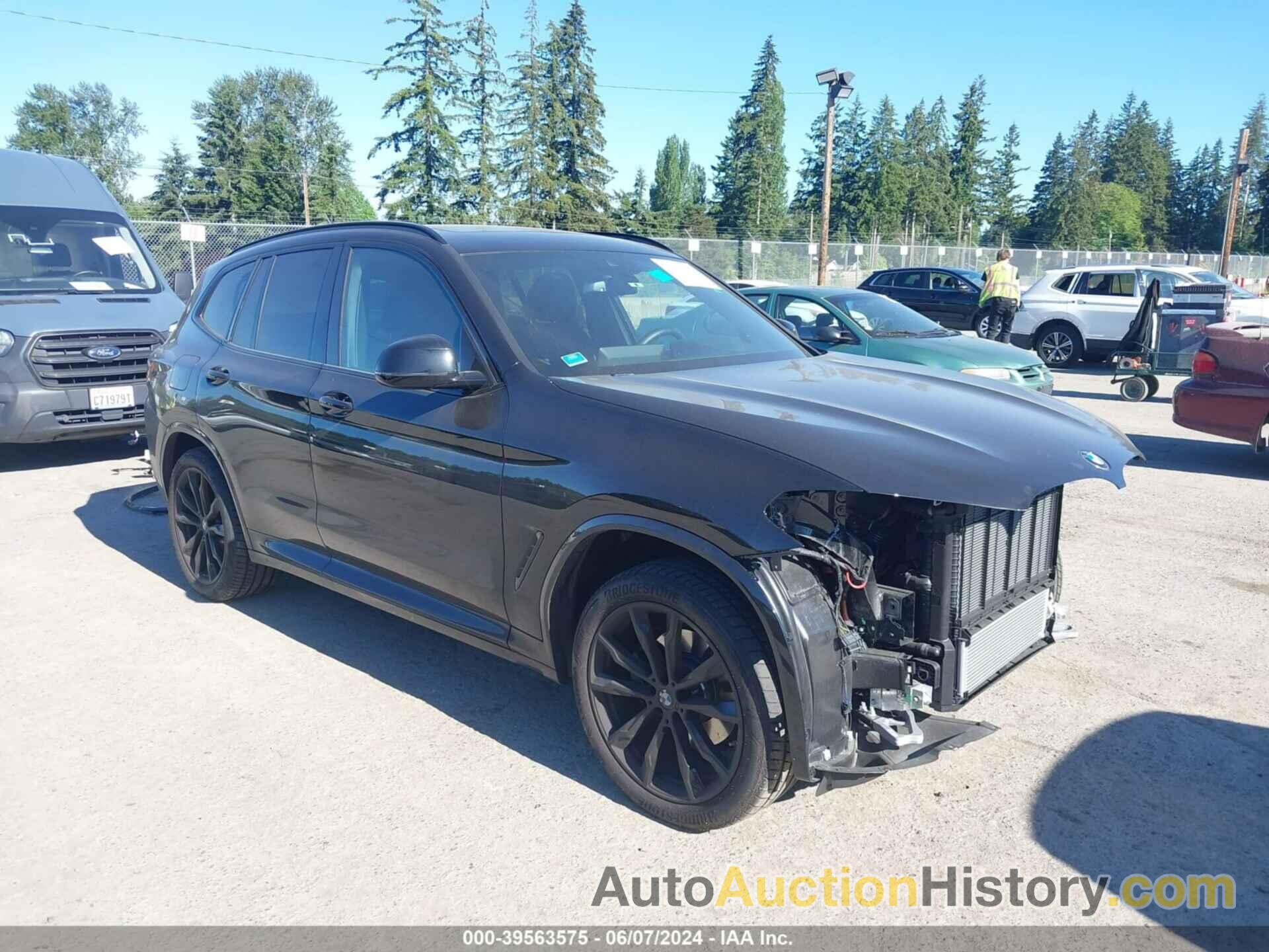 BMW X3 XDRIVE30I, 5UX53DP03N9K17683