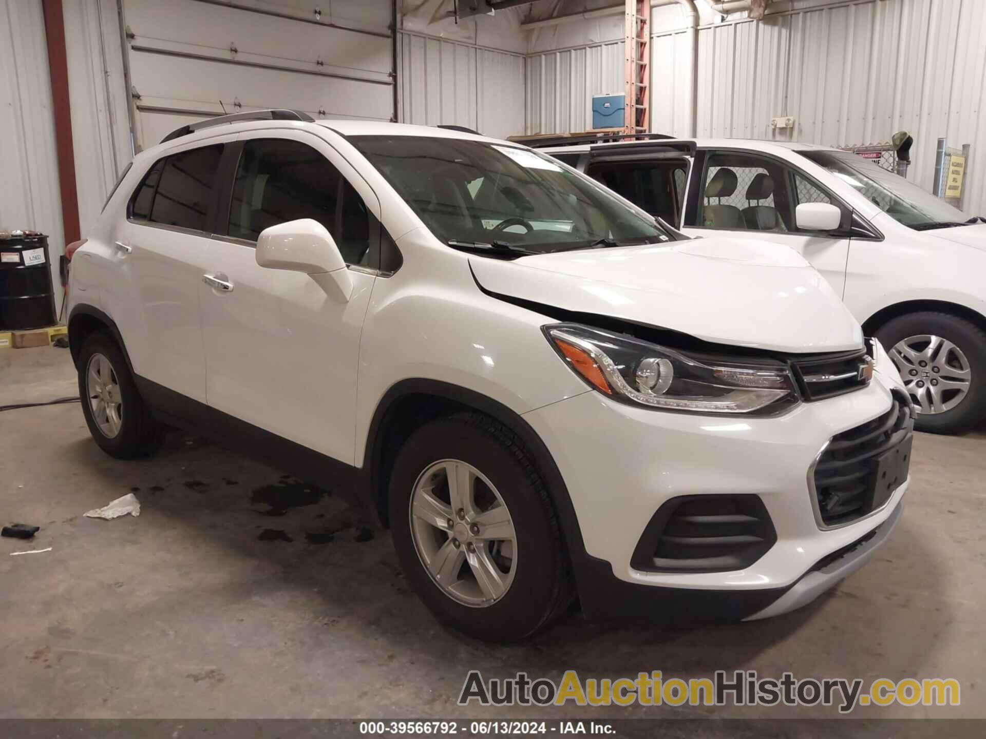 CHEVROLET TRAX LT, KL7CJLSB3KB795687