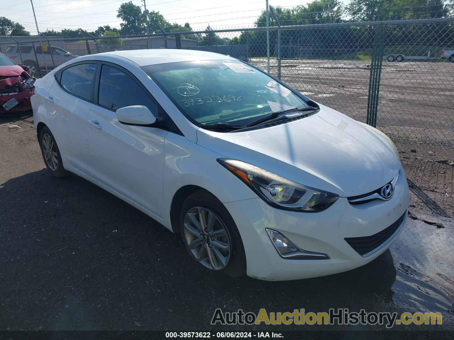 HYUNDAI ELANTRA SE/SPORT/LIMITED, 5NPDH4AEXEH447172