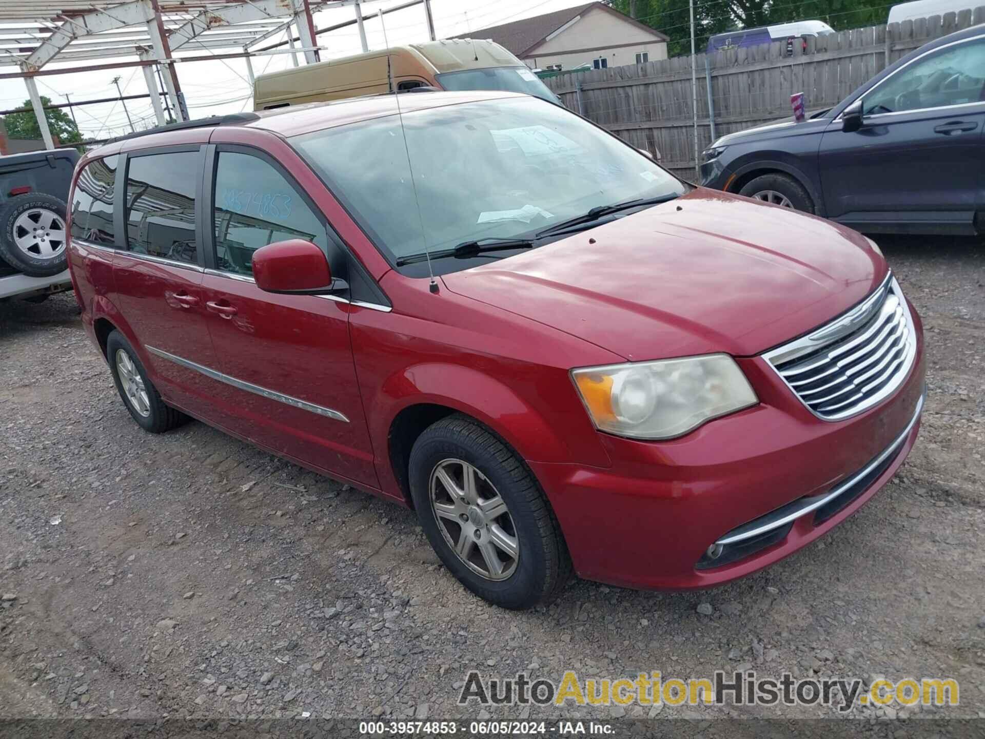 CHRYSLER TOWN & COUNTRY TOURING, 2C4RC1BGXCR117139