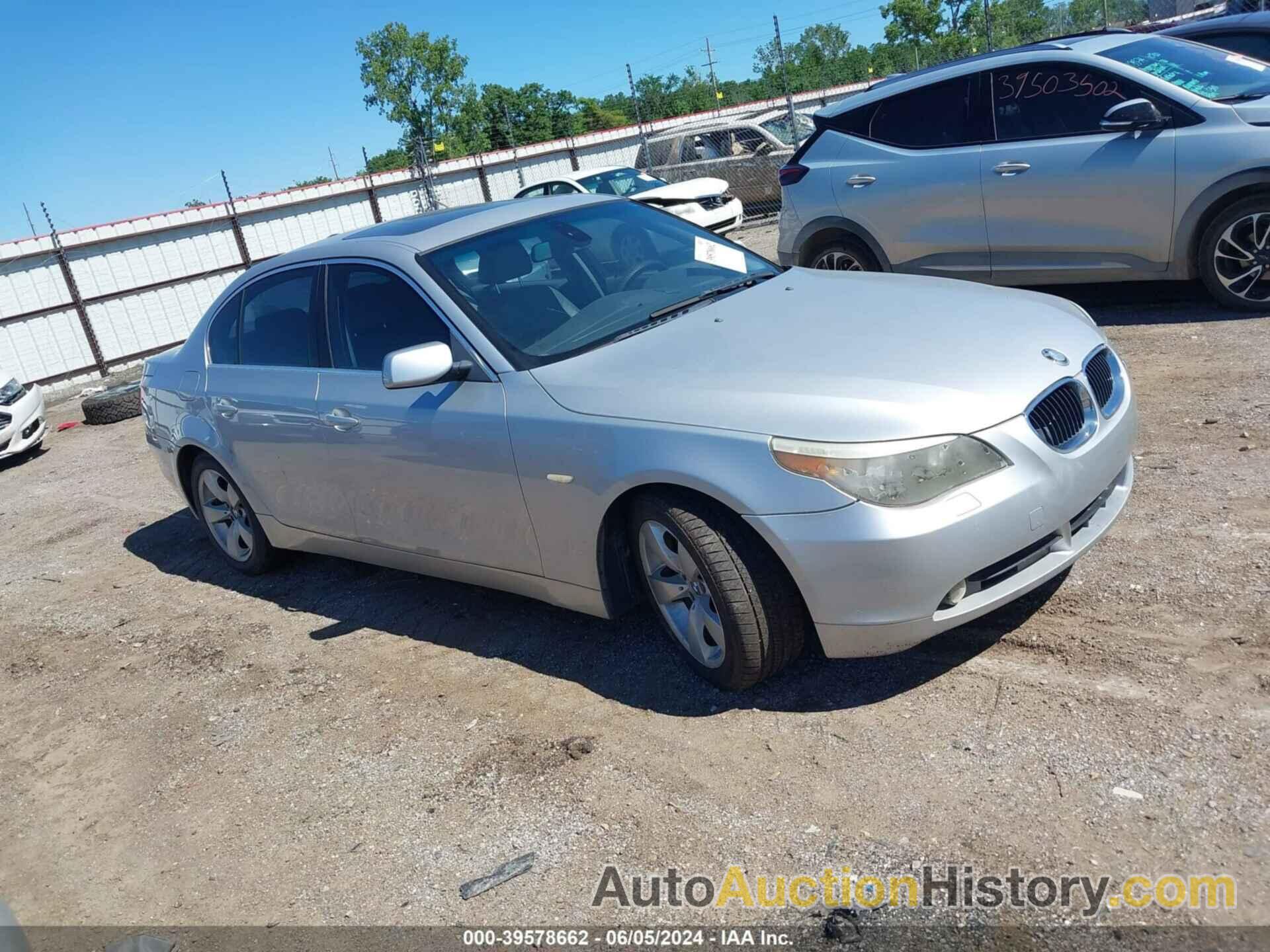 BMW 525 I, WBANE53566CK79101