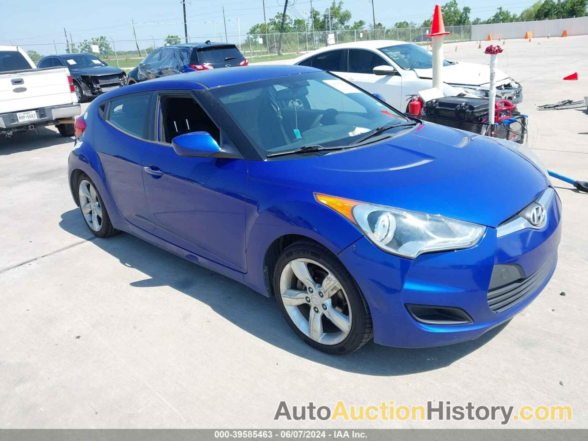 HYUNDAI VELOSTER BASE W/BLACK, KMHTC6AD7CU037189