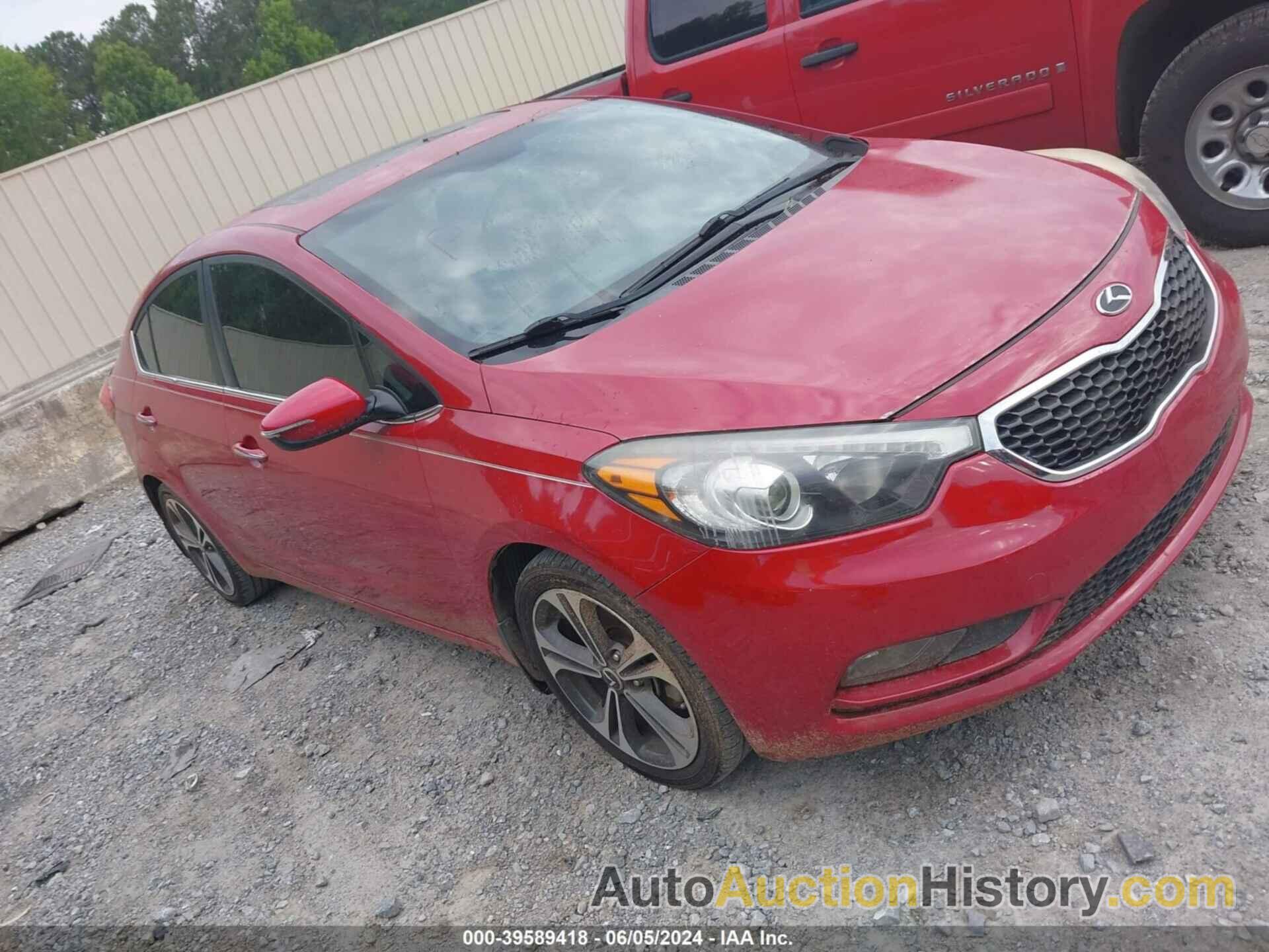 KIA FORTE EX, KNAFZ4A83E5084446