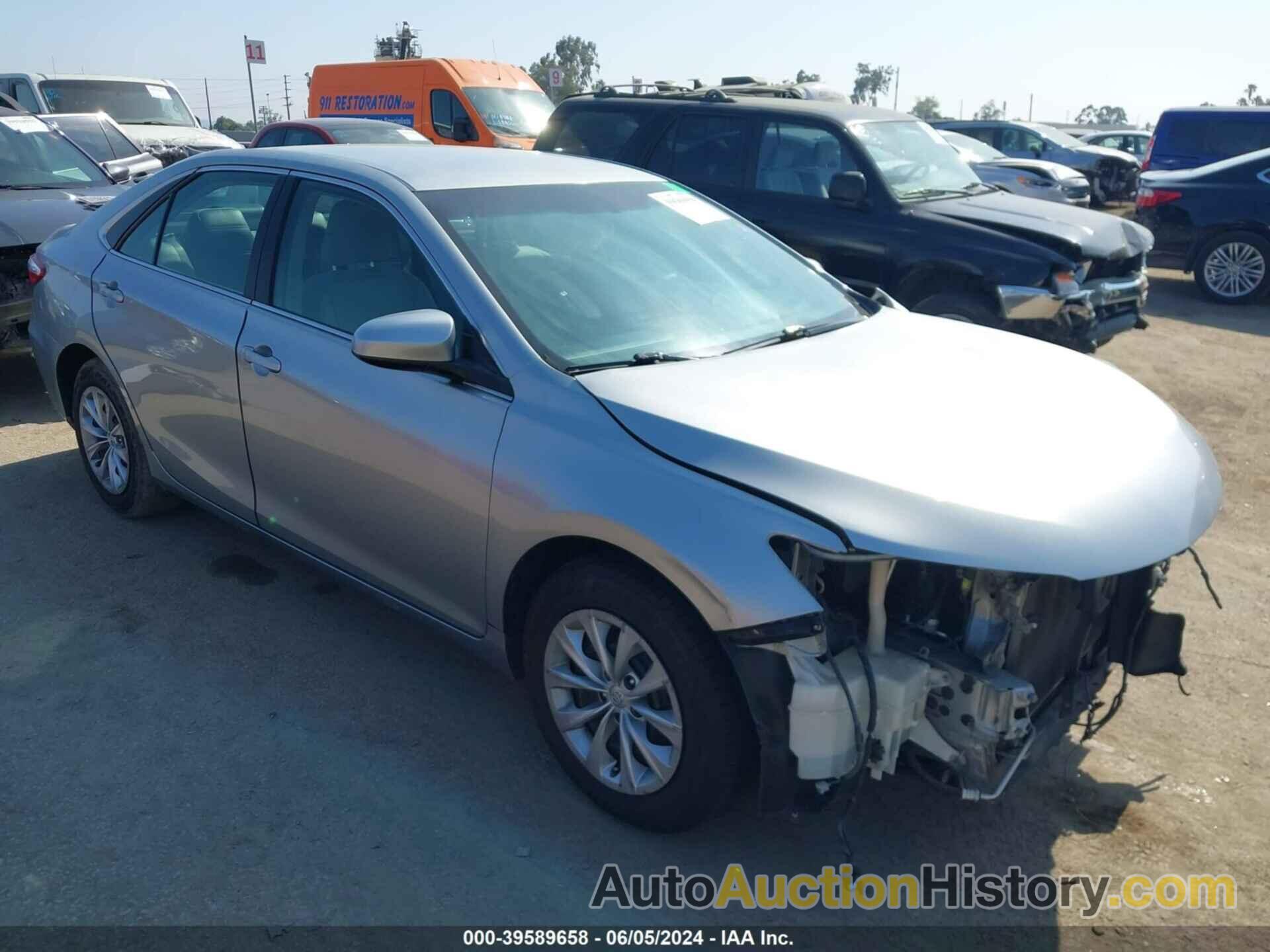 TOYOTA CAMRY LE, 4T4BF1FK2FR459992