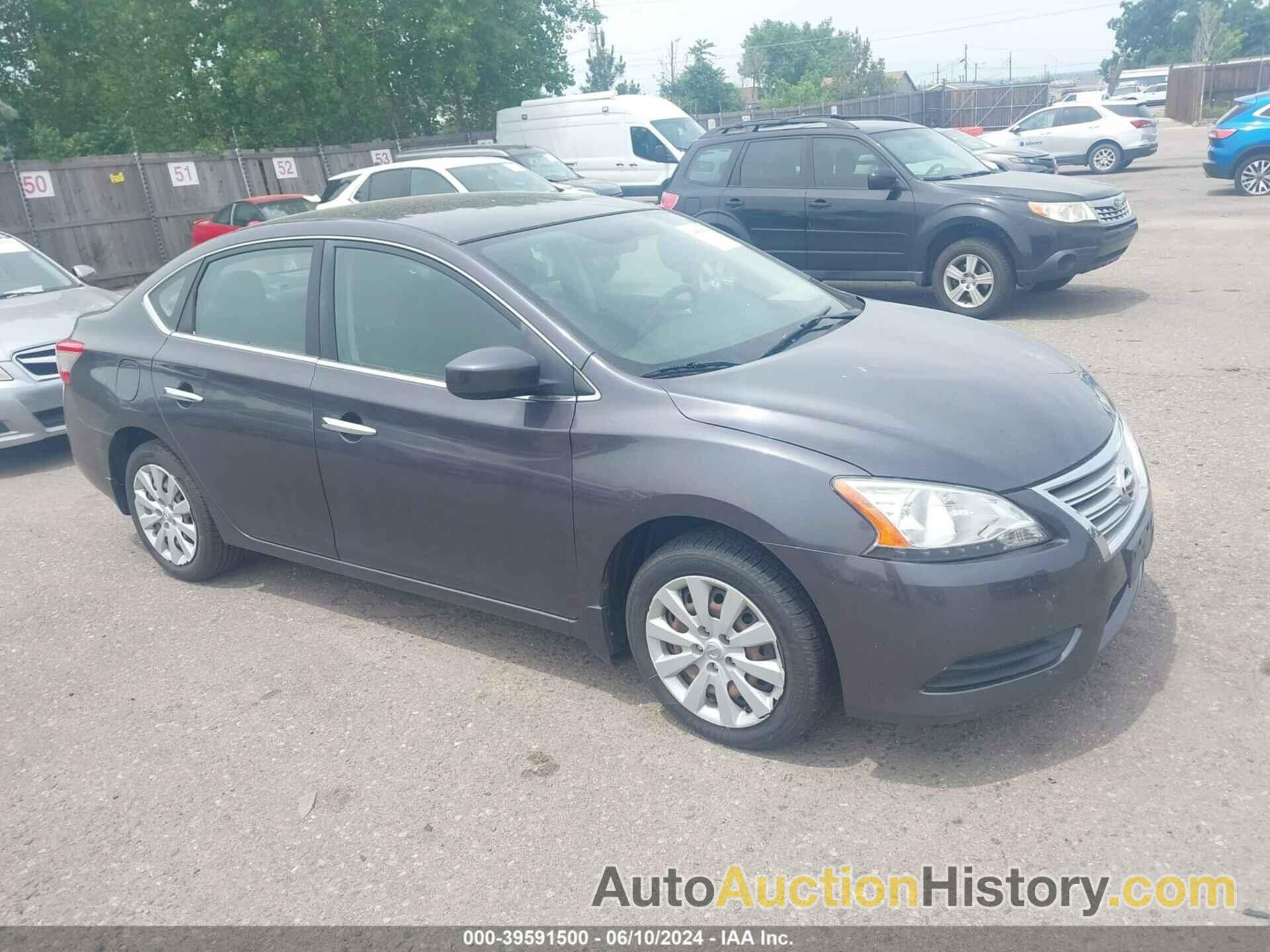 NISSAN SENTRA SV, 3N1AB7AP5EL613117