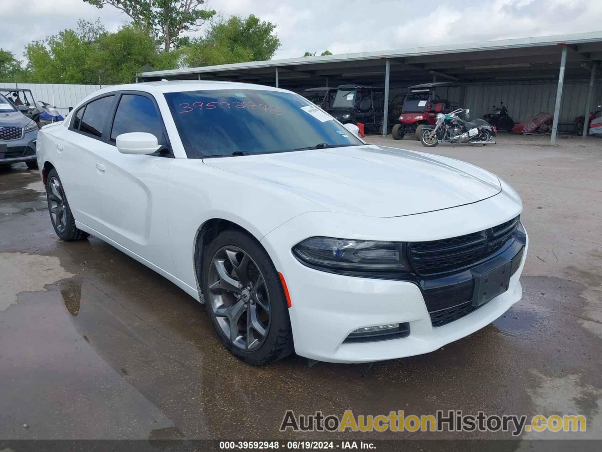 DODGE CHARGER SXT, 2C3CDXHG2FH890537