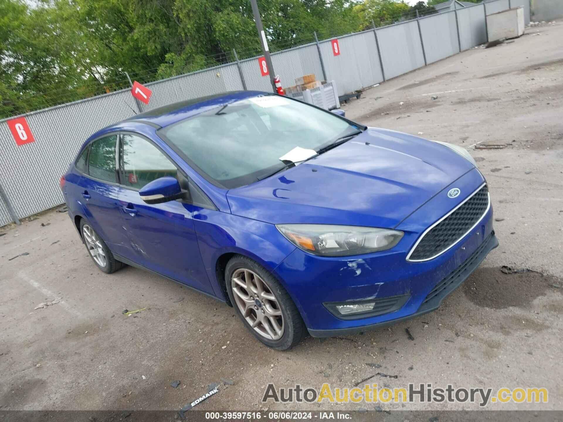 FORD FOCUS SE, 1FADP3F27FL278267