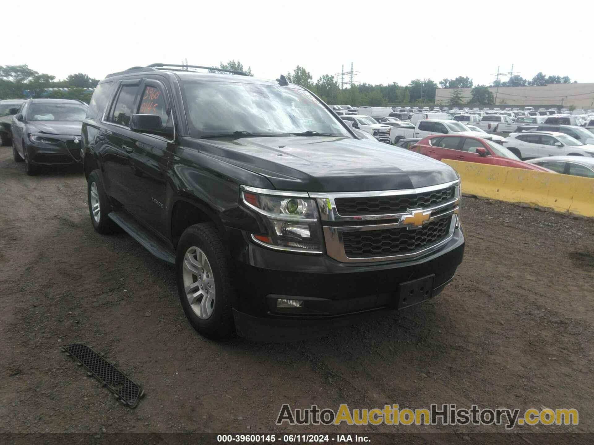 CHEVROLET TAHOE K1500 LT, 1GNSKBKC9HR339974