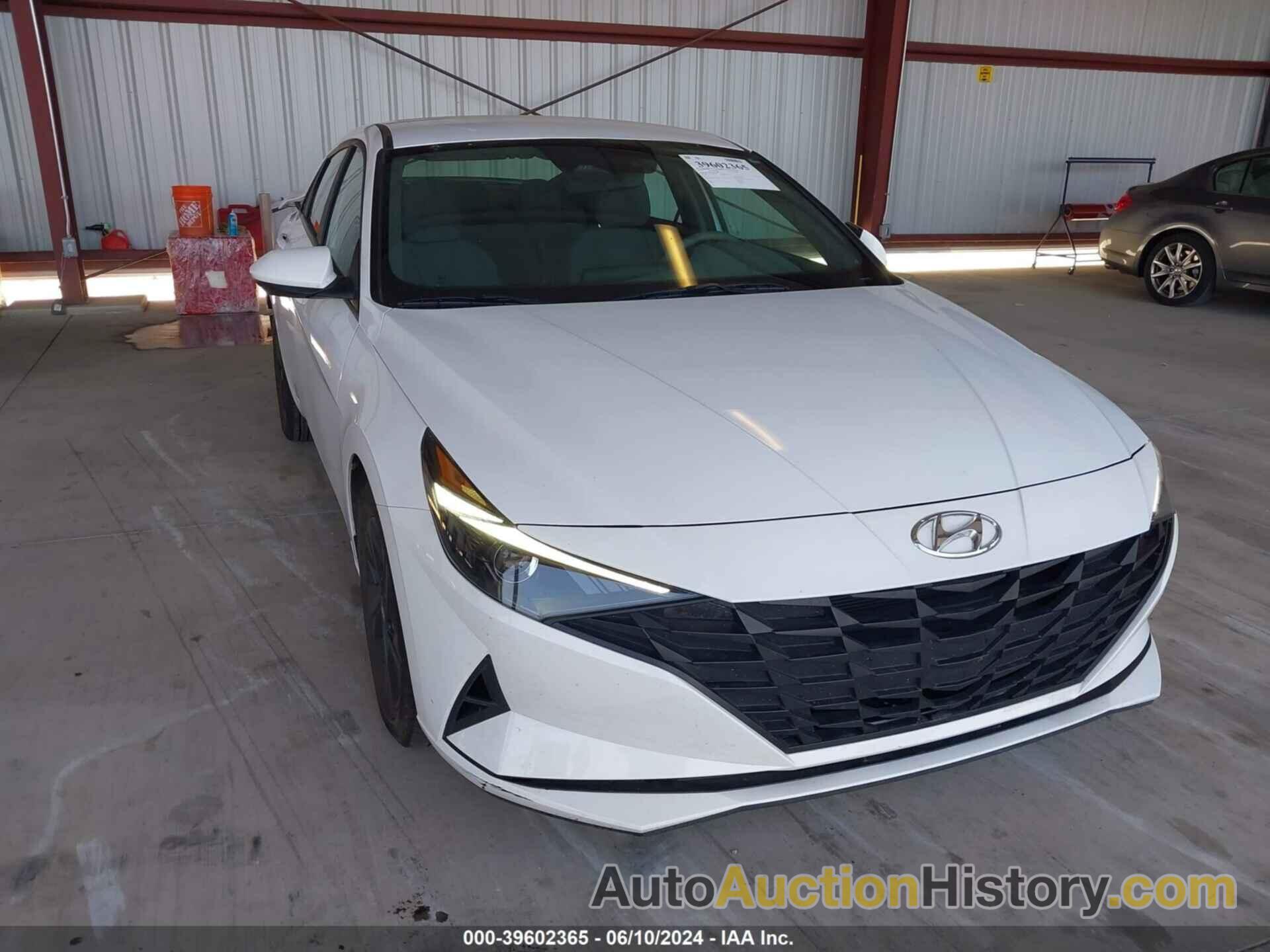 HYUNDAI ELANTRA SEL, 5NPLM4AG3PH114804