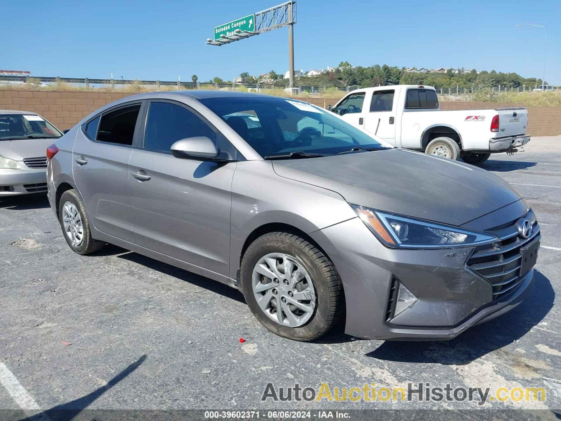 HYUNDAI ELANTRA SE, KMHD74LF0LU901656