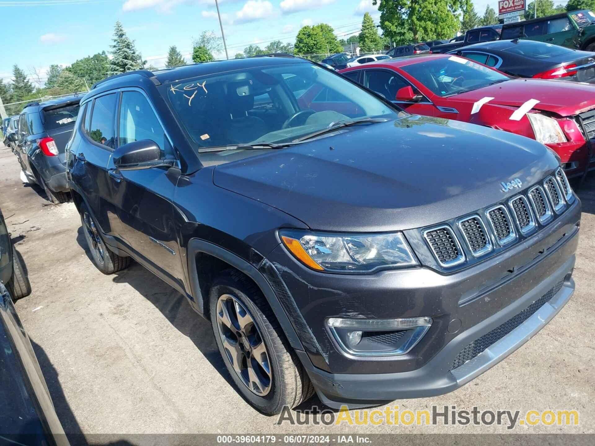 JEEP COMPASS LIMITED, 3C4NJDCB6KT666258