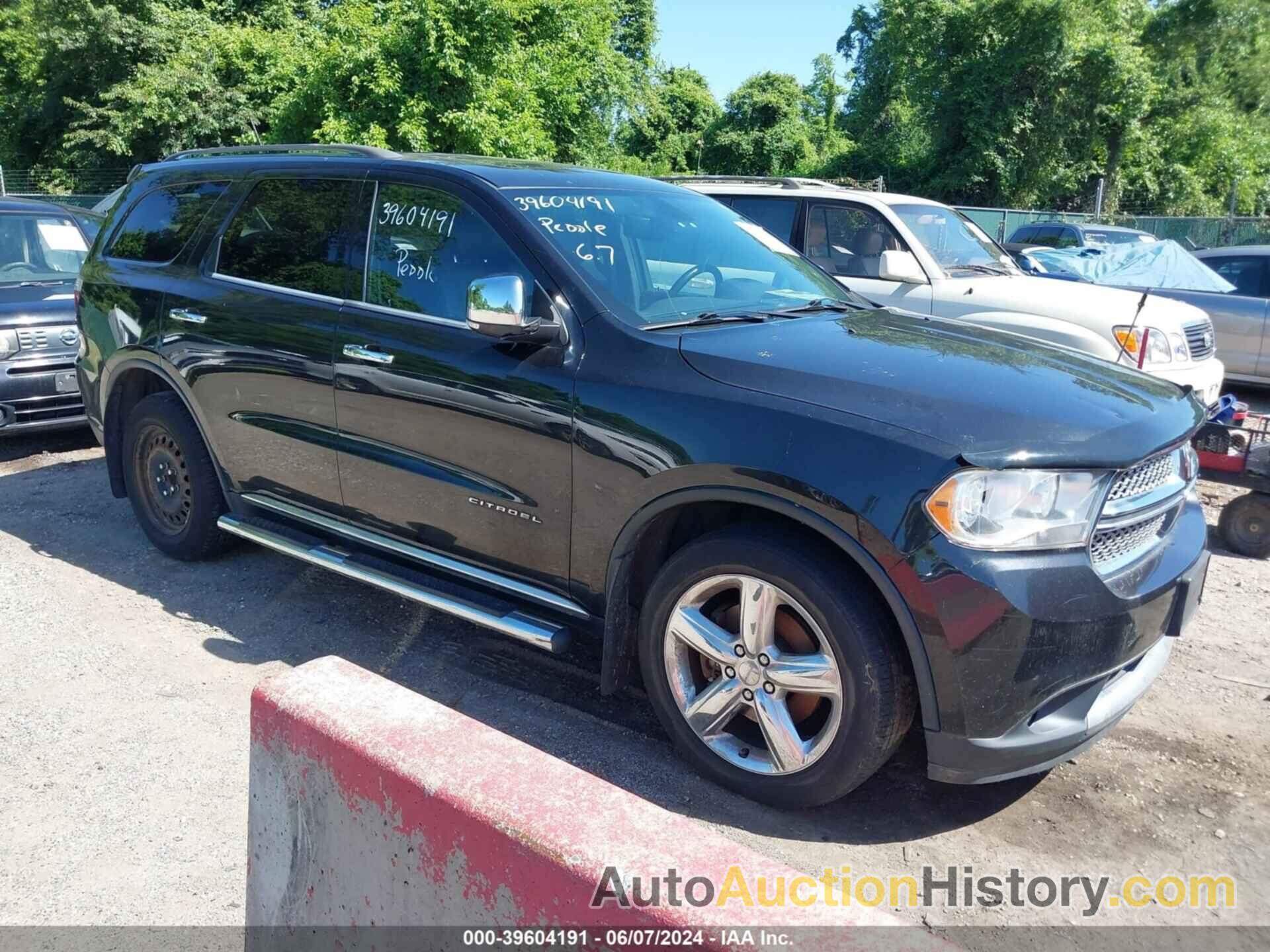 DODGE DURANGO CITADEL, 1C4SDJET6DC637923