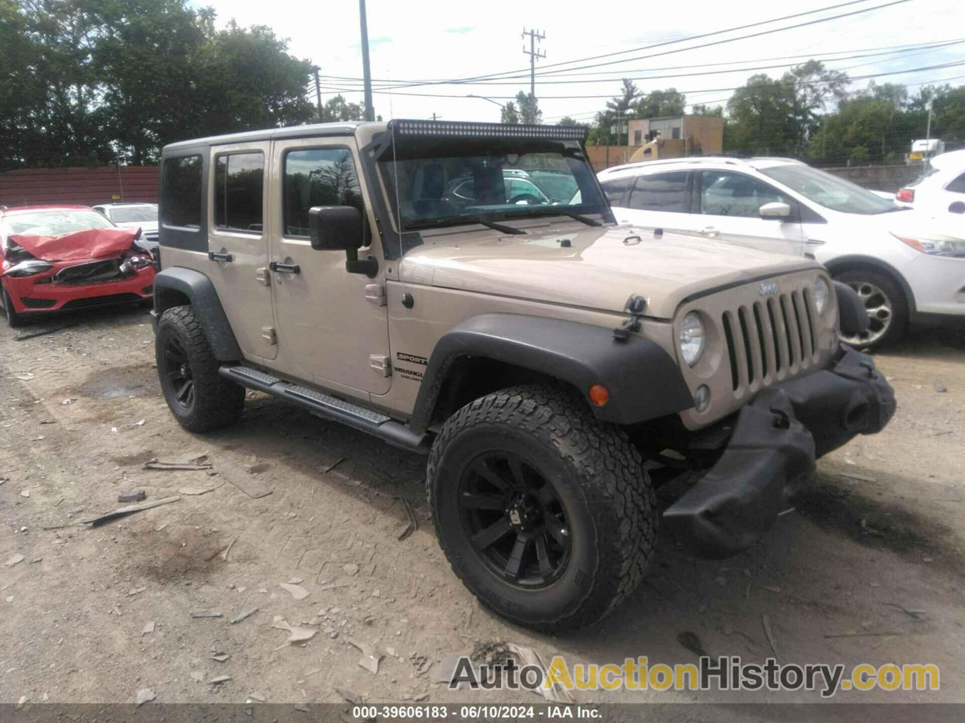 JEEP WRANGLER UNLIMITED SPORT, 1C4BJWDG5GL312646