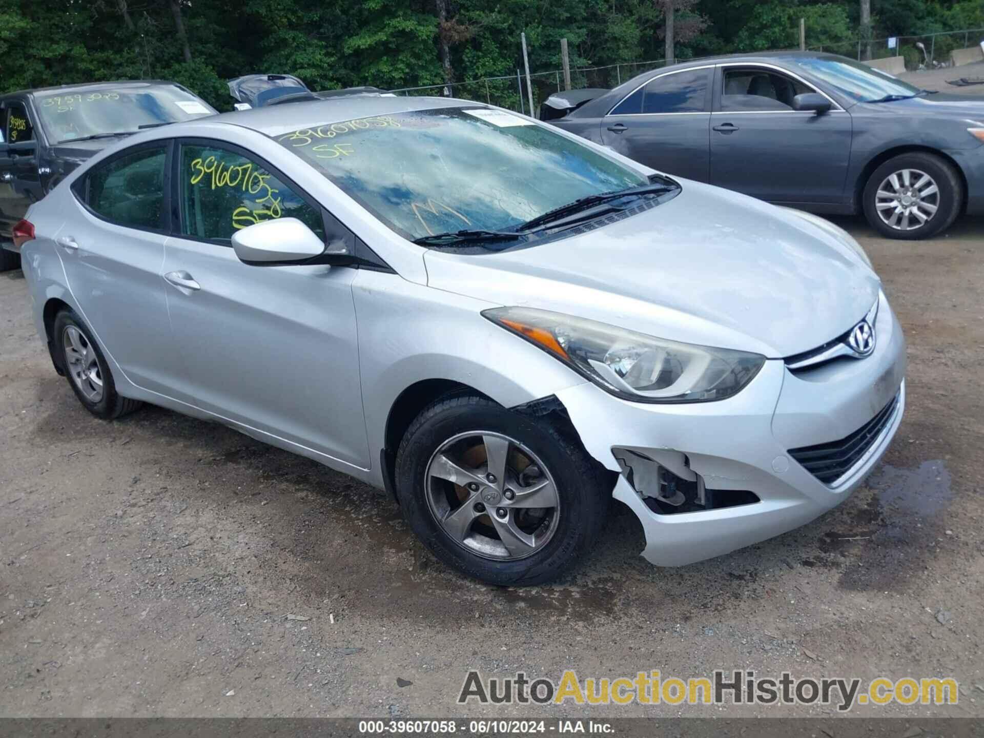 HYUNDAI ELANTRA SE, KMHDH4AE8FU263880