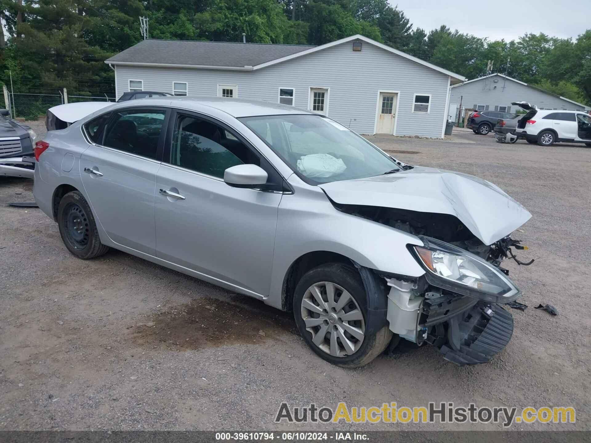 NISSAN SENTRA S, 3N1AB7AP8JY276455