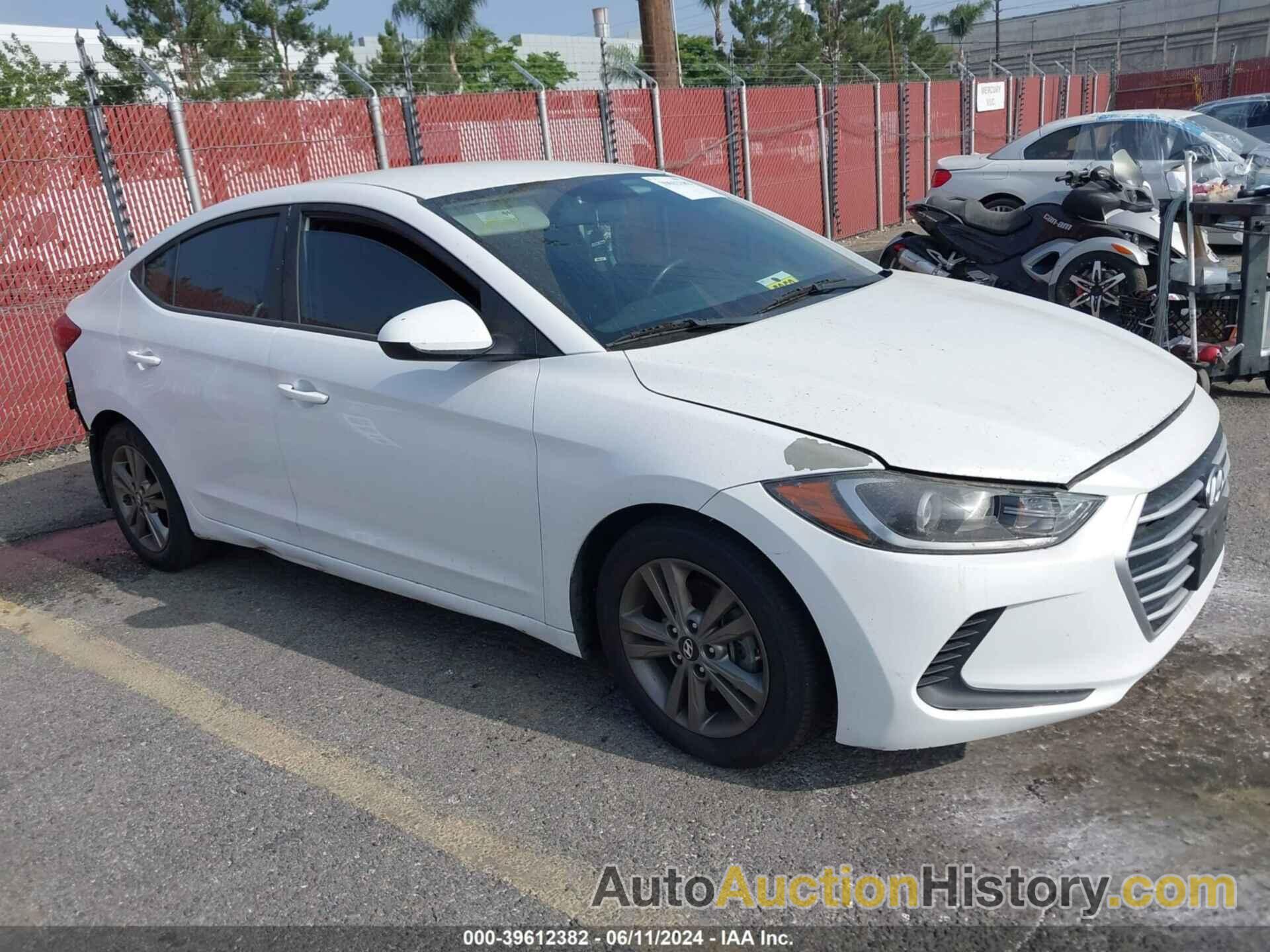 HYUNDAI ELANTRA SEL/VALUE/LIMITED, 5NPD84LF4JH298221