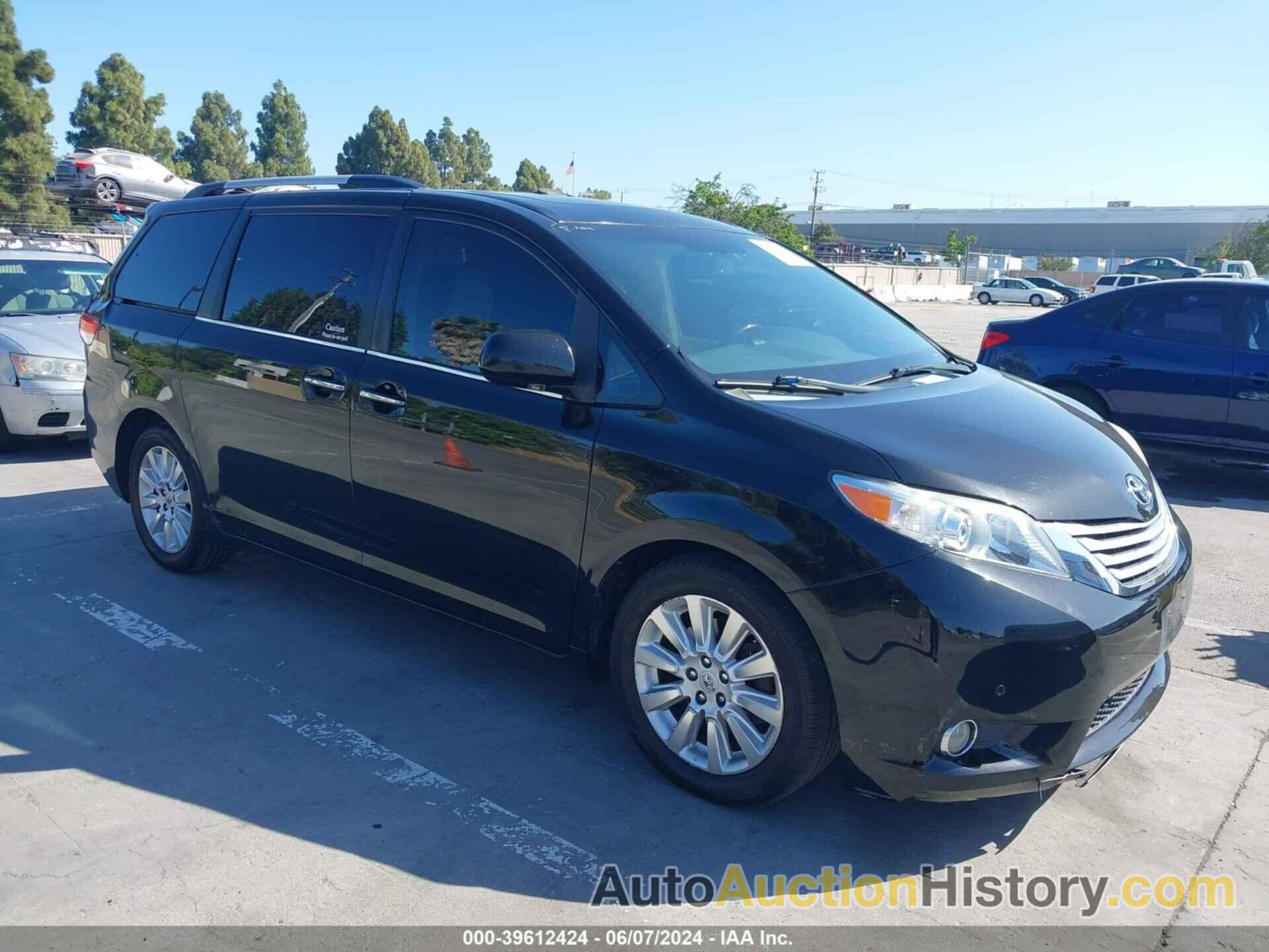 TOYOTA SIENNA LIMITED V6 7 PASSENGER, 5TDYK3DCXCS254934