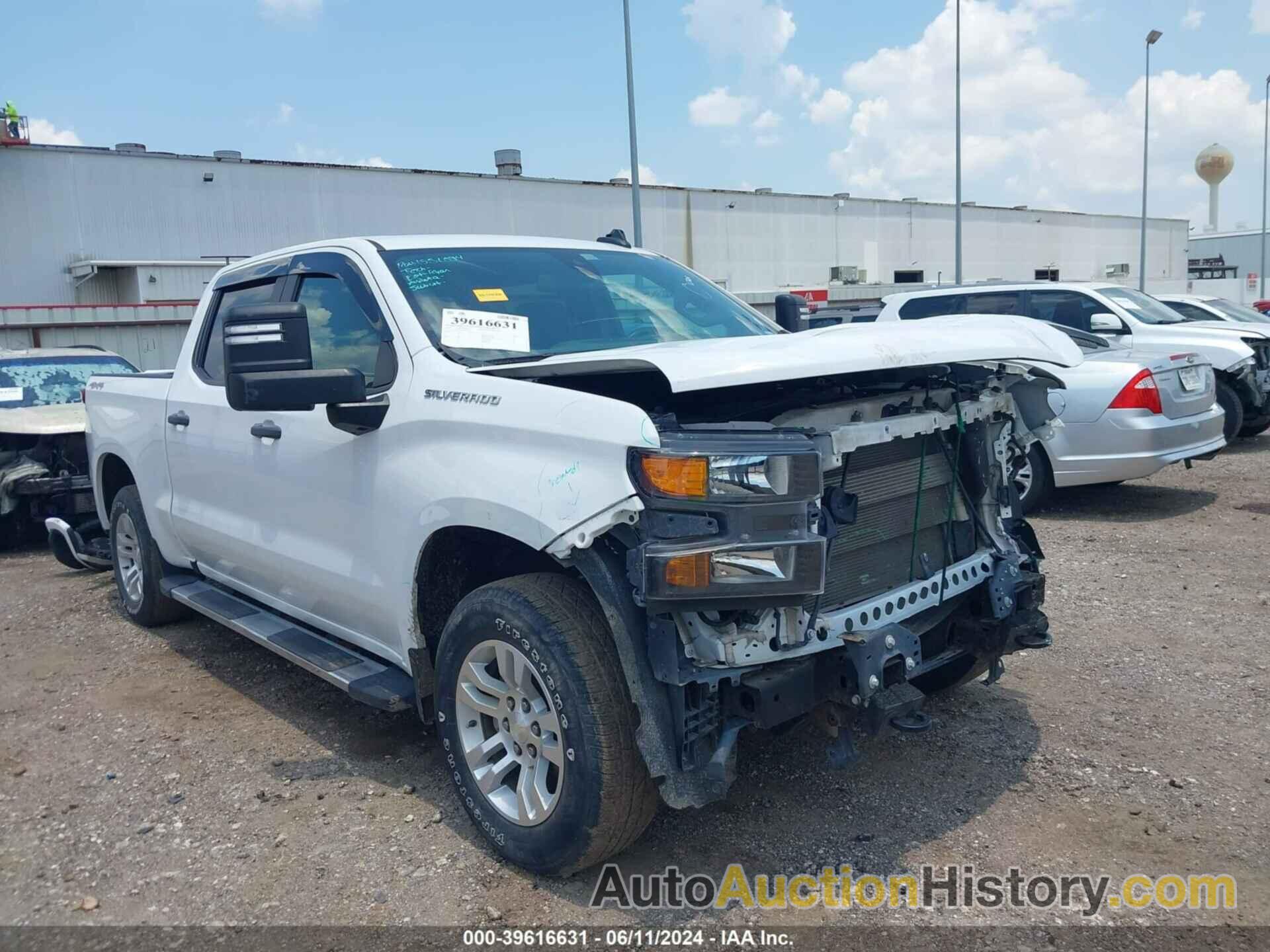 CHEVROLET SILVERADO 1500 4WD  SHORT BED CUSTOM, 3GCUYBEF2MG371598