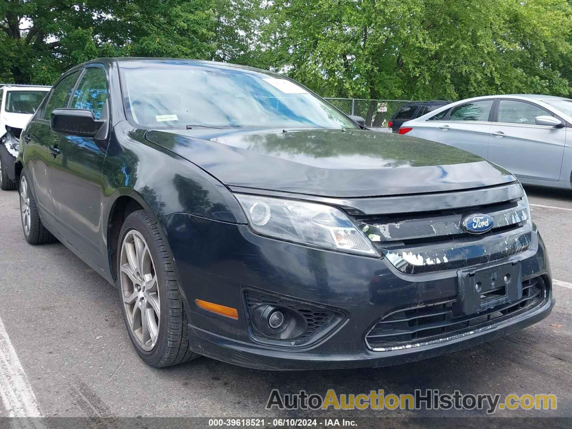 FORD FUSION SEL, 3FAHP0JA1CR394334