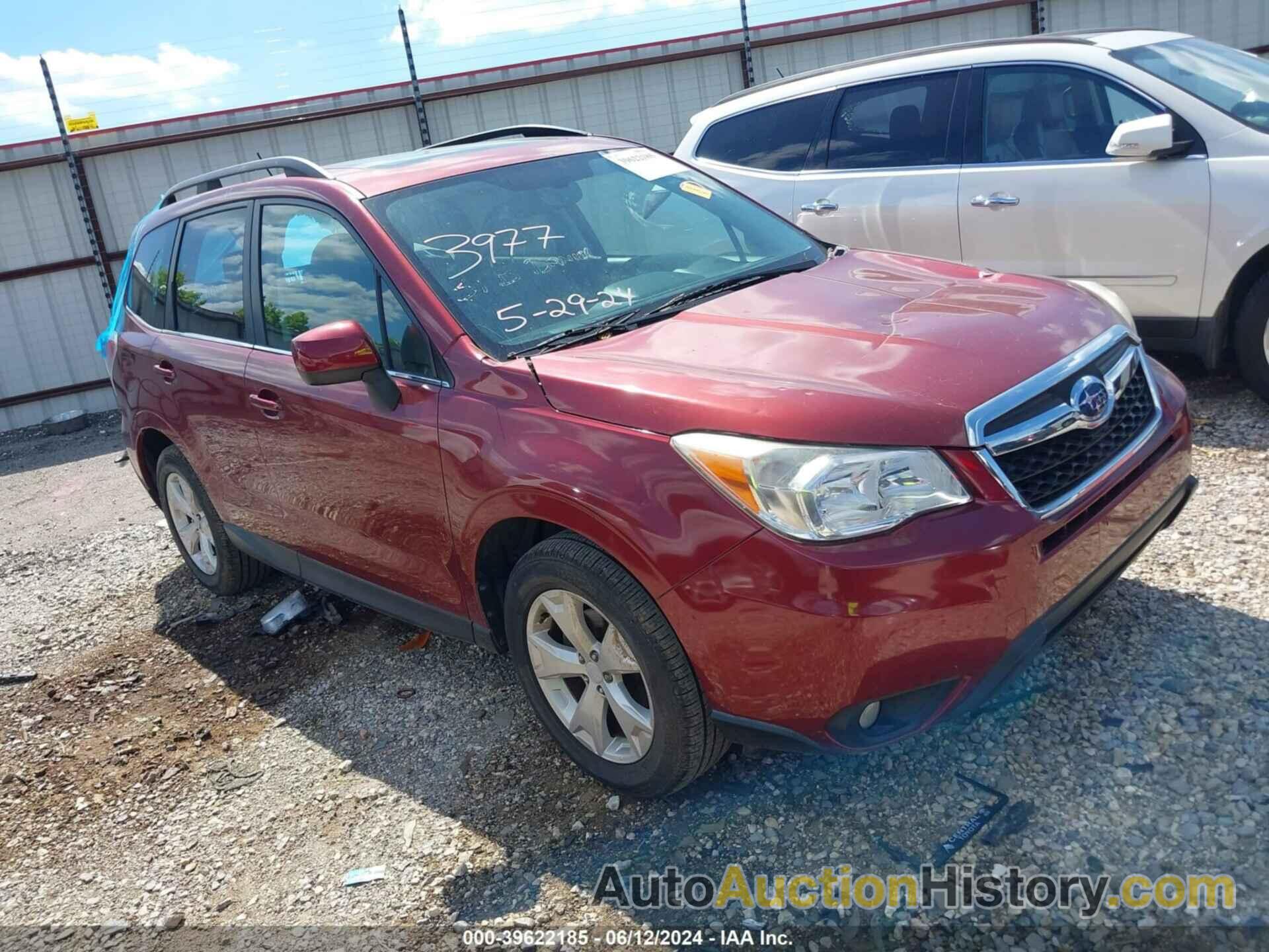 SUBARU FORESTER 2.5I LIMITED, JF2SJAHC9EH542265