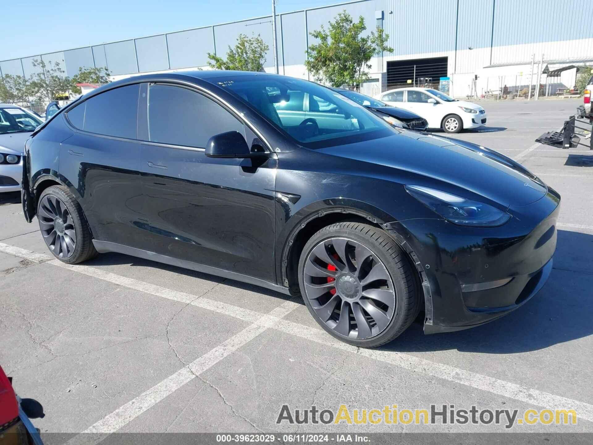 TESLA MODEL Y PERFORMANCE DUAL MOTOR ALL-WHEEL DRIVE, 5YJYGDEF4MF209476