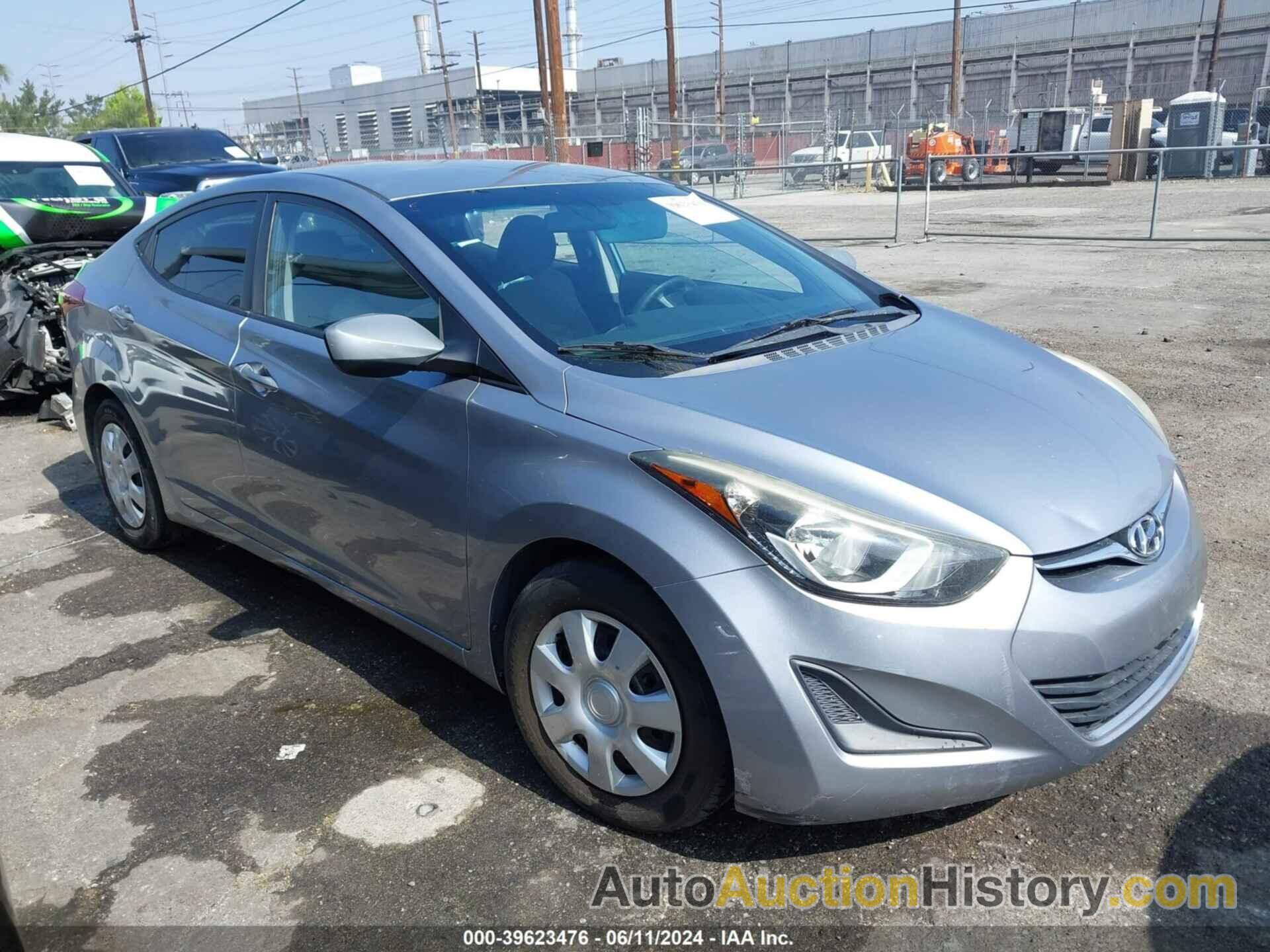 HYUNDAI ELANTRA SE/SPORT/LIMITED, 5NPDH4AE6GH769207