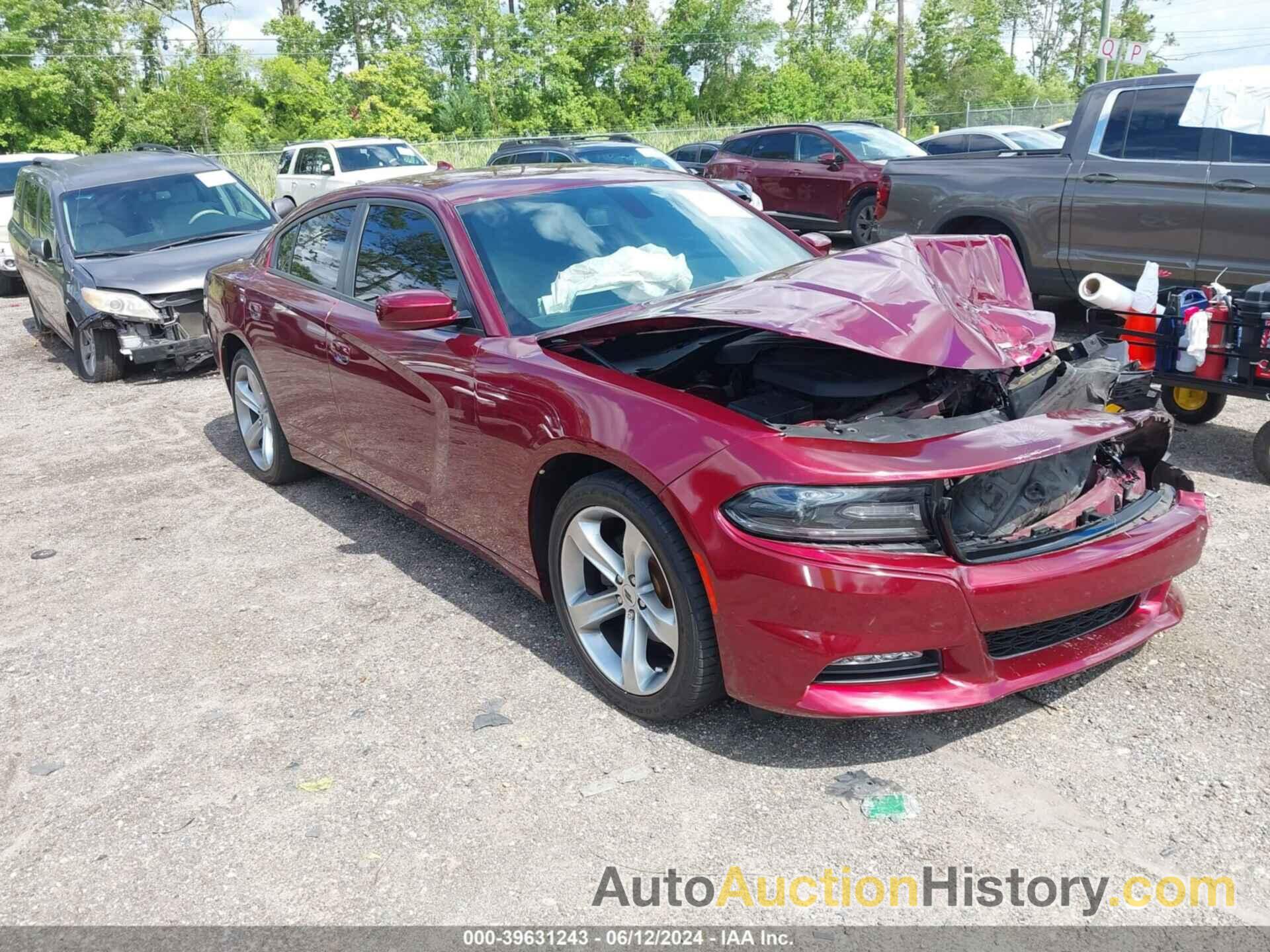 DODGE CHARGER SXT PLUS, 2C3CDXHG6JH135335