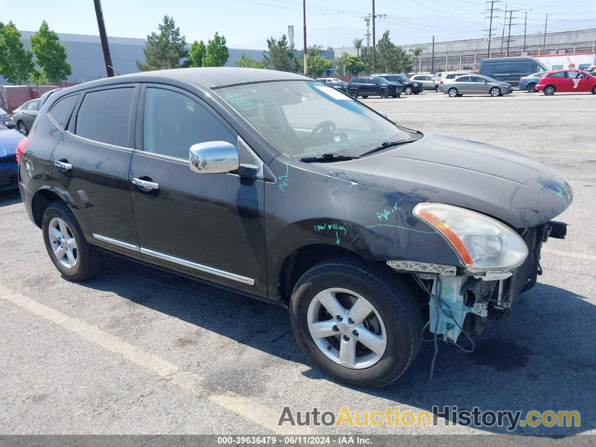 NISSAN ROGUE S, JN8AS5MT3DW543964