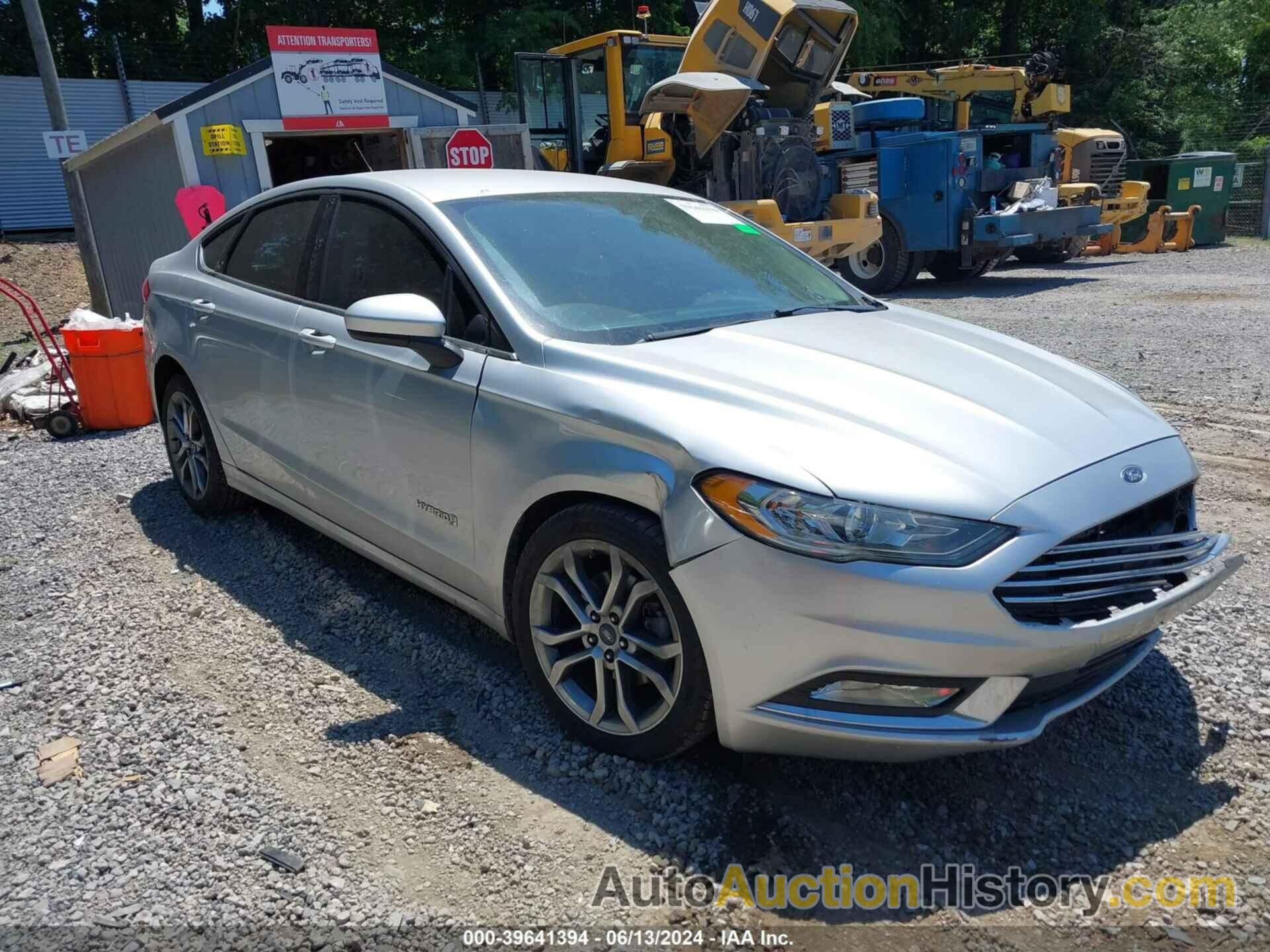 FORD FUSION SE HYBRID, 3FA6P0LU9HR314414