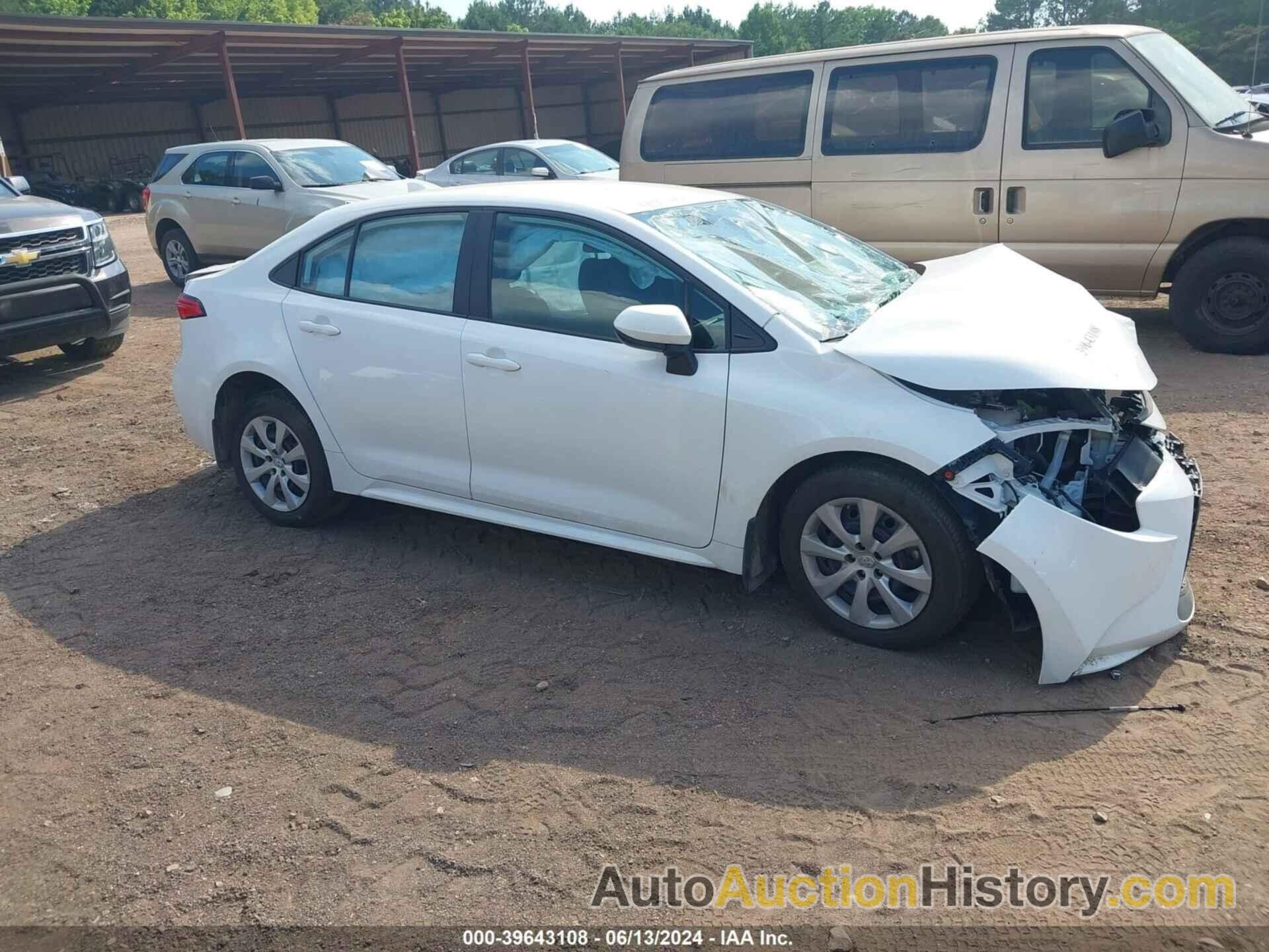 TOYOTA COROLLA LE, 5YFEPMAE0NP369859