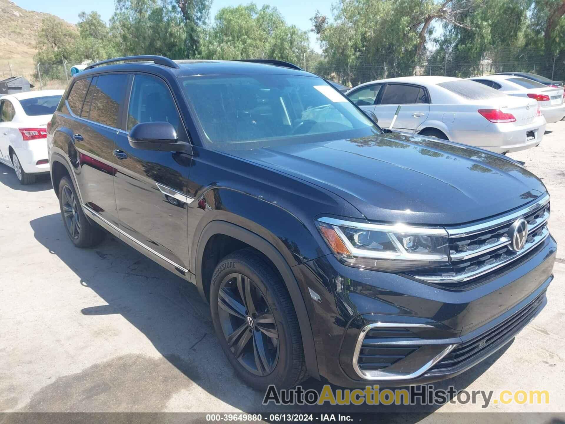 VOLKSWAGEN ATLAS 3.6L V6 SE W/TECHNOLOGY R-LINE, 1V2PR2CA3MC528686